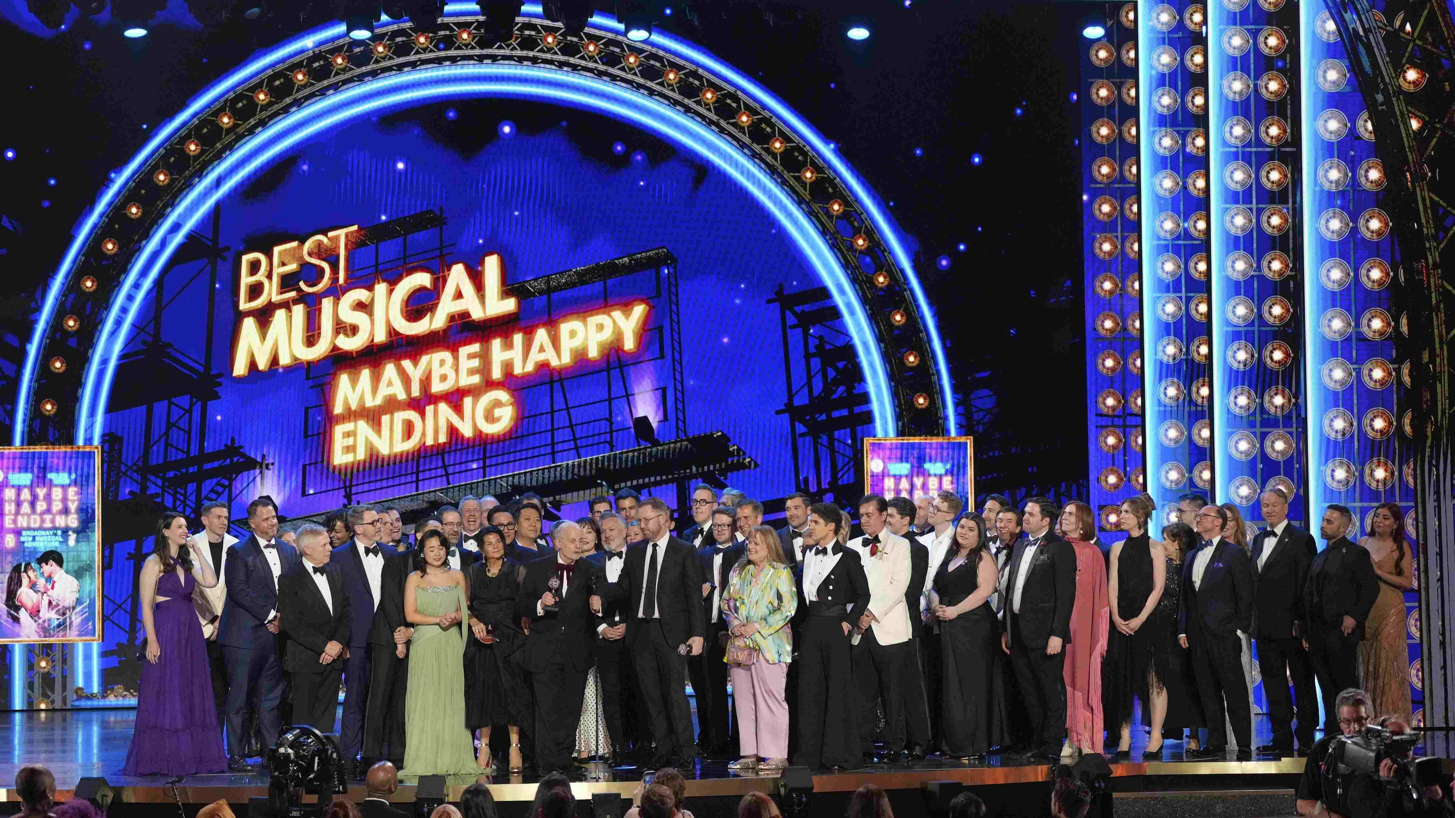 Tony Awards laud Maybe Happy Ending and Purpose