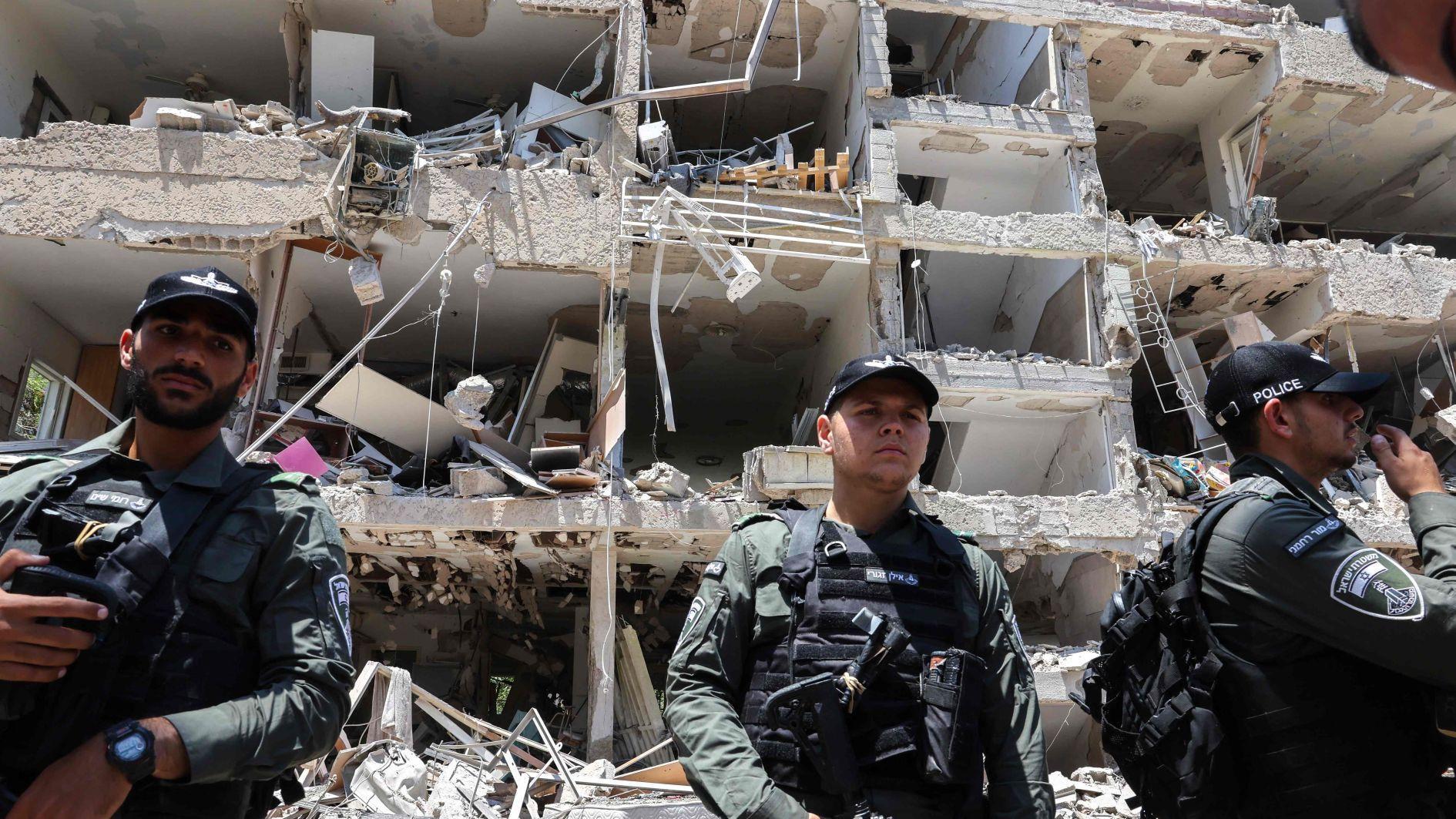 Israelis emerge from shelters to devastation after Iran attacks