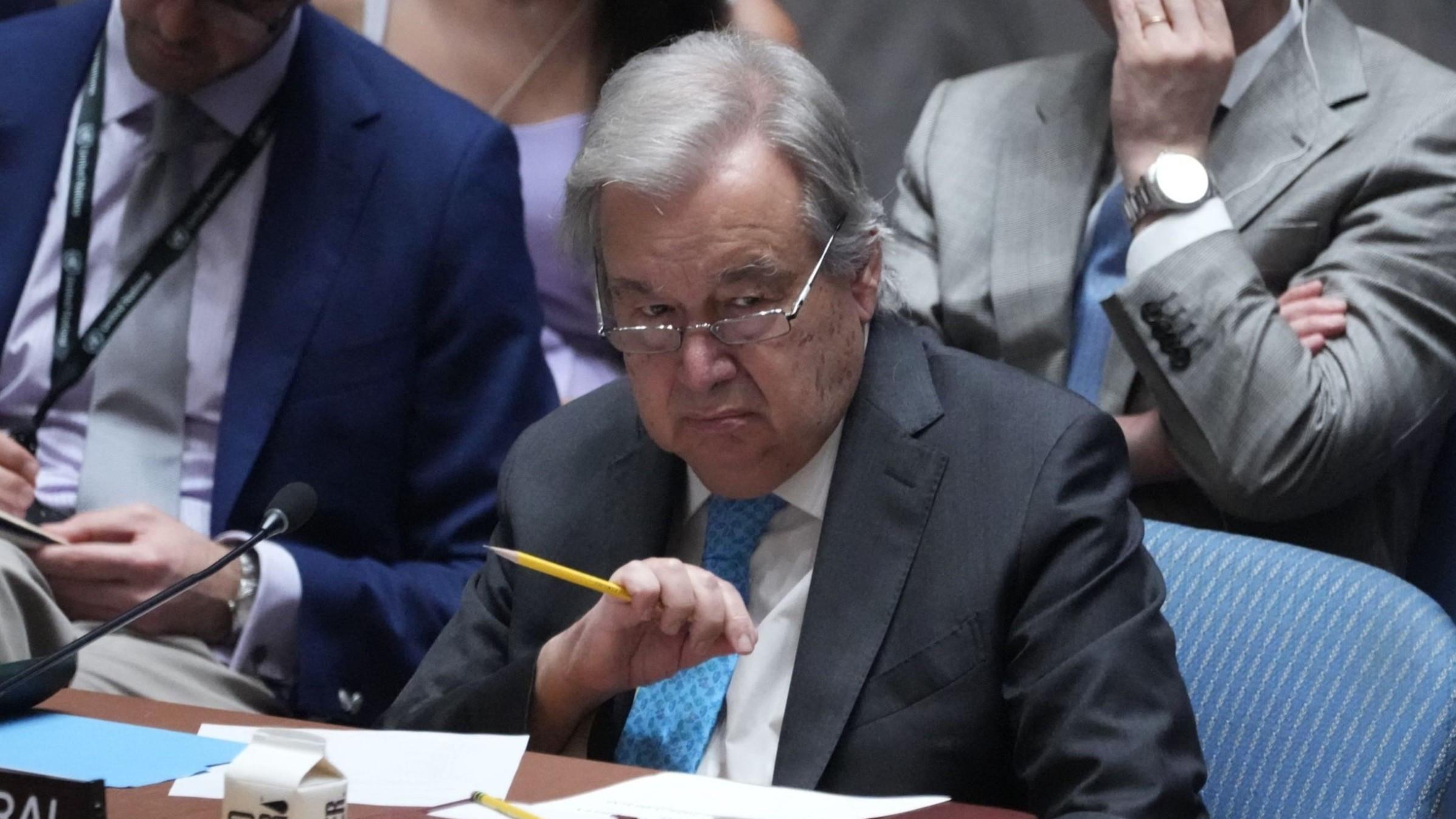 UN chief warns bombing of nuclear sites marks perilous turn