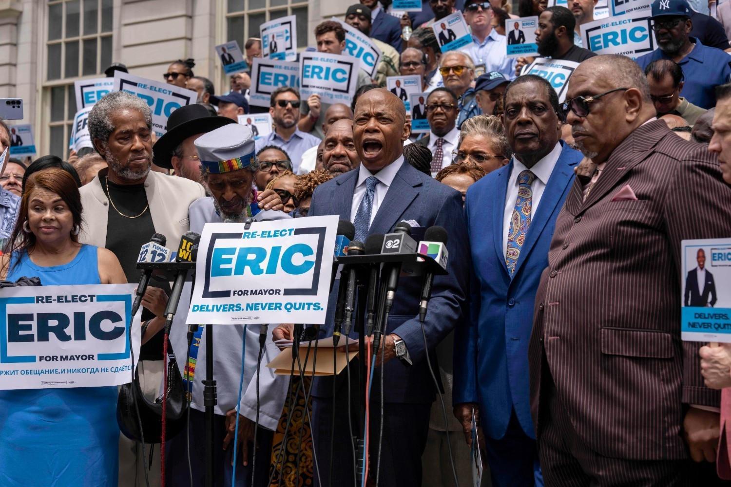 NYC mayor Adams launches reelection bid
