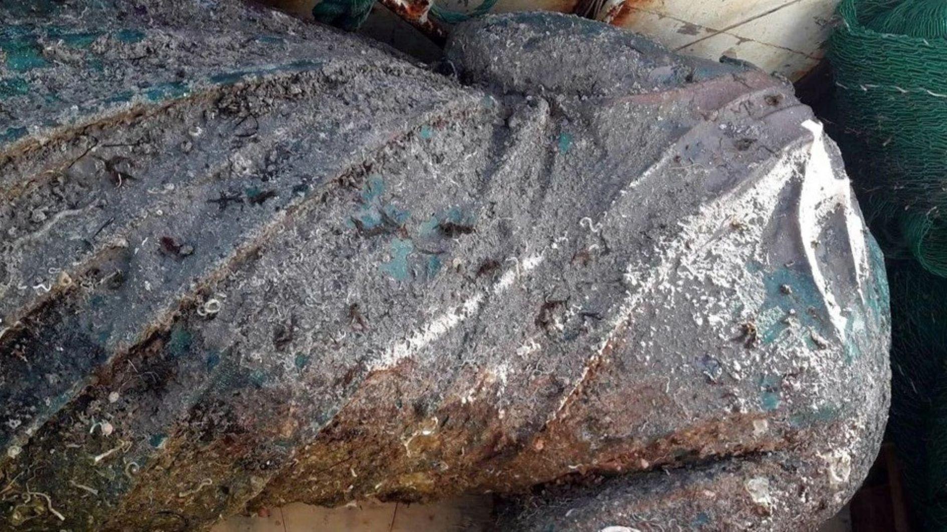 Bronze statue caught in fishermen’s net to go on display