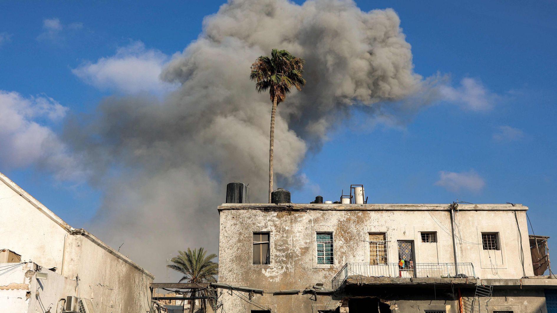 63 Palestinians killed in Israeli strikes on school, aid seekers in Gaza