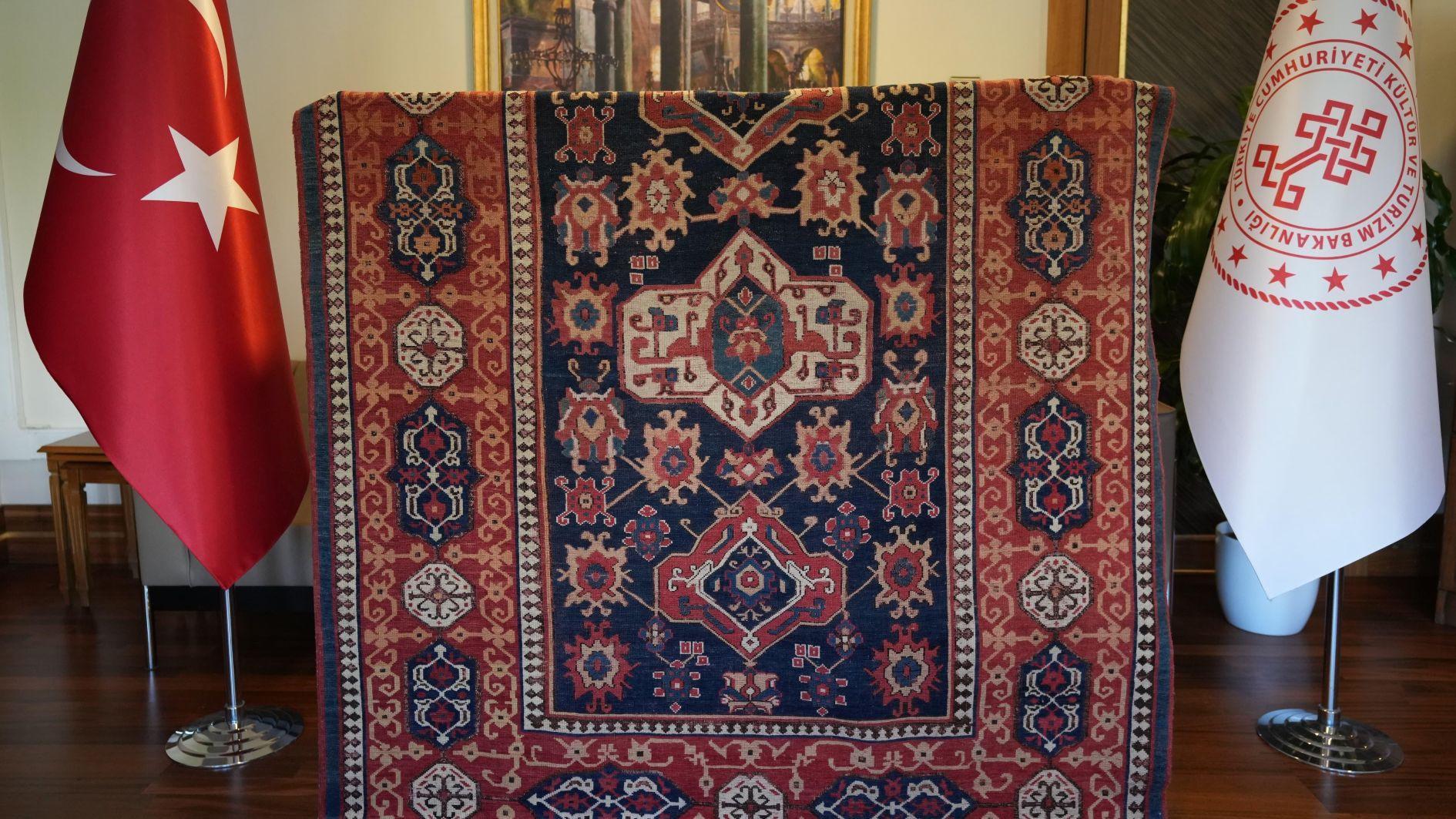 Uşak carpet returns home after 30 years