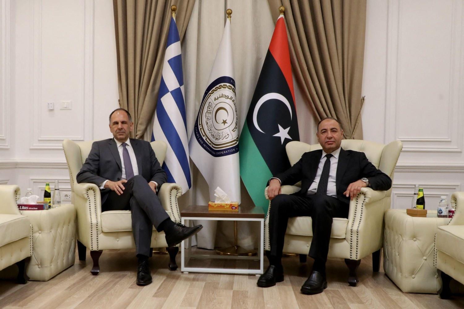 Greek FM visits Libya amid tension over maritime issues