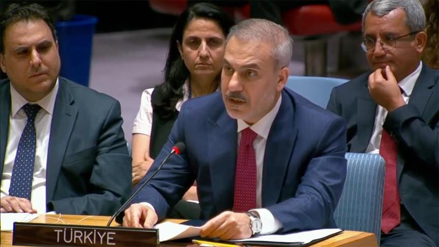 Israel does not want peace, Fidan says at UN