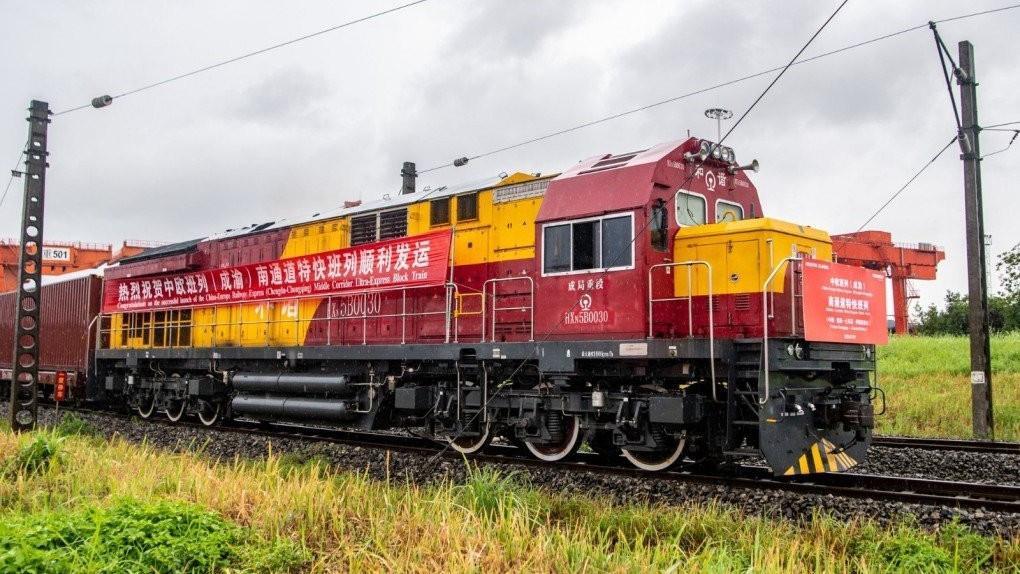 Trains from China to Türkiye depart via Middle Corridor