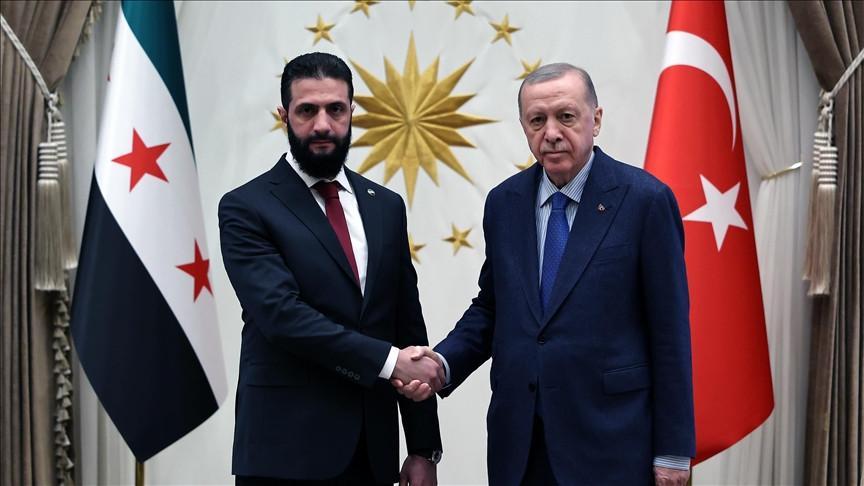 Erdoğan holds talks with Sharaa after Syria ceasefire