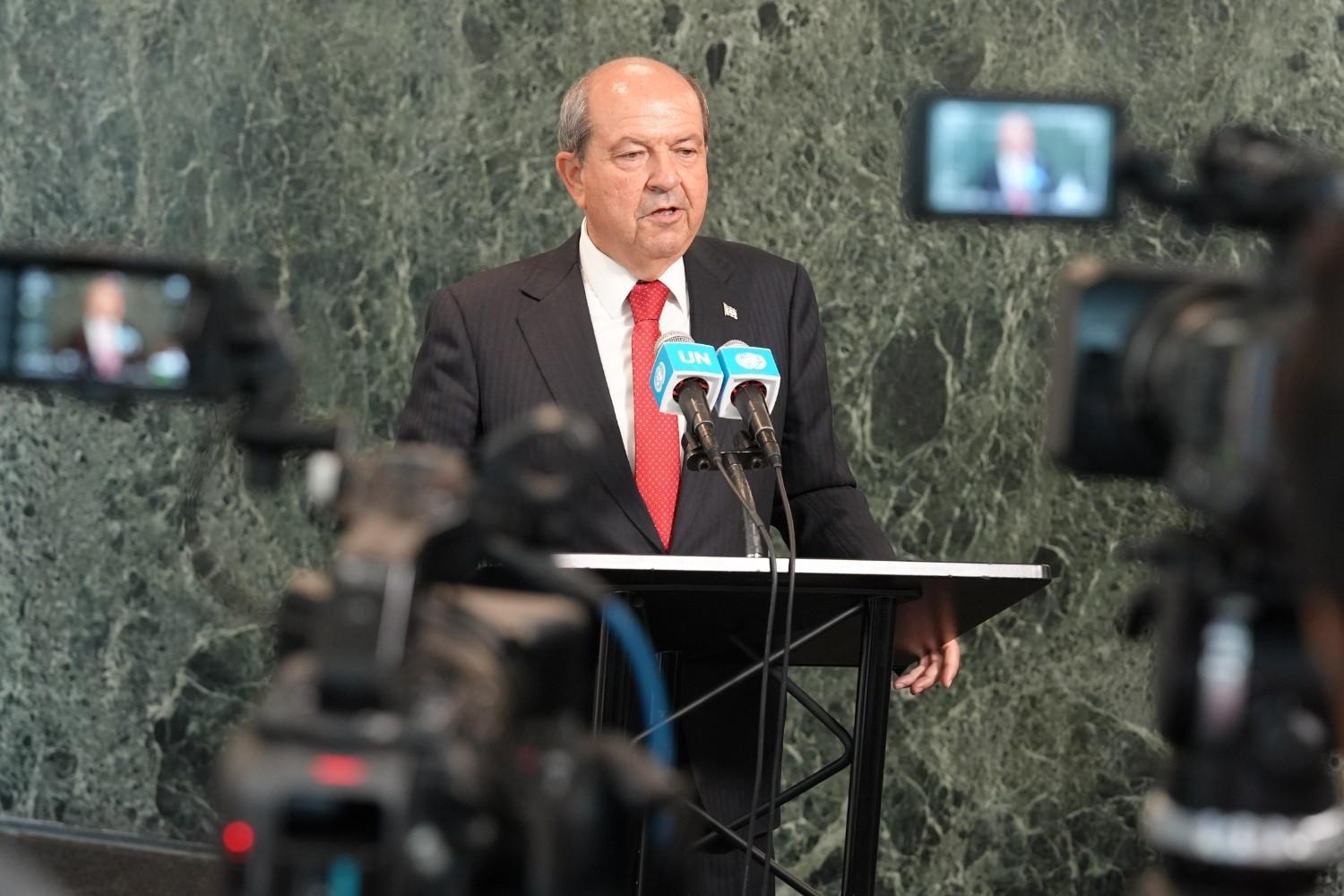 No formal Cyprus talks without sovereign equality recognition: Tatar