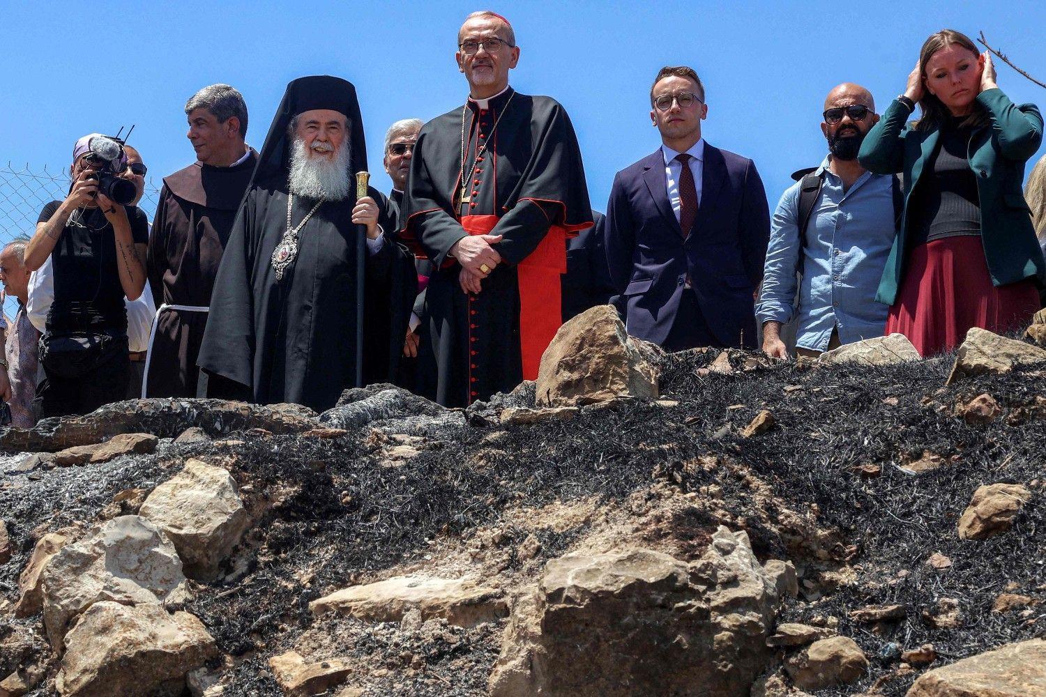 Top Holy Land clerics visit Gaza after deadly church strike
