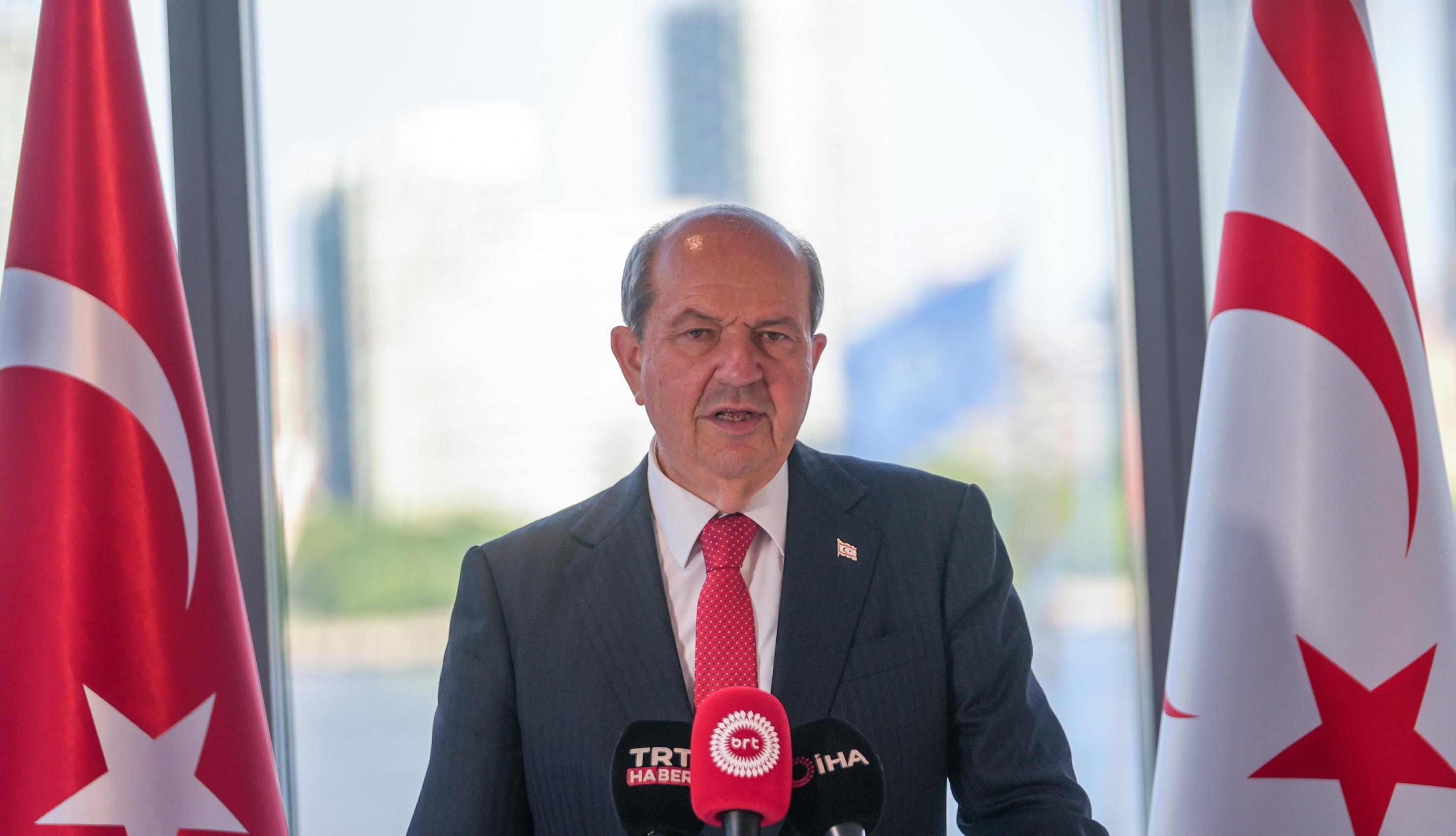 Tatar reaffirms two-state path for Cyprus amid New York talks