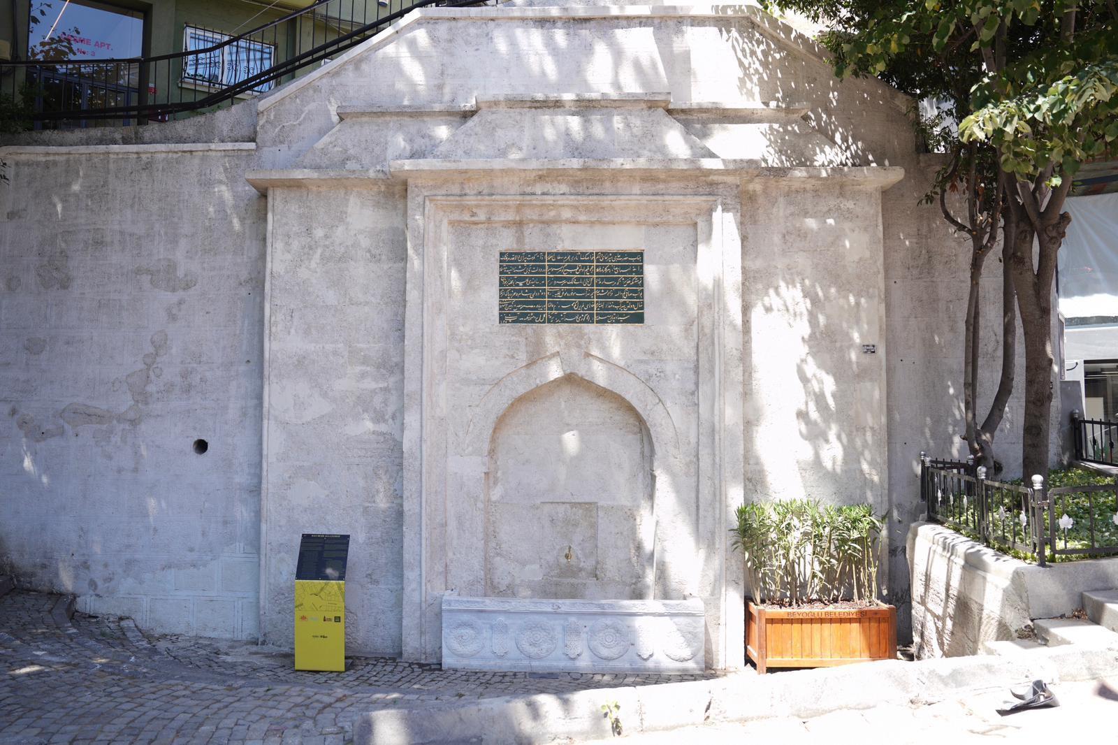 Historic fountains restored in Beyoğlu