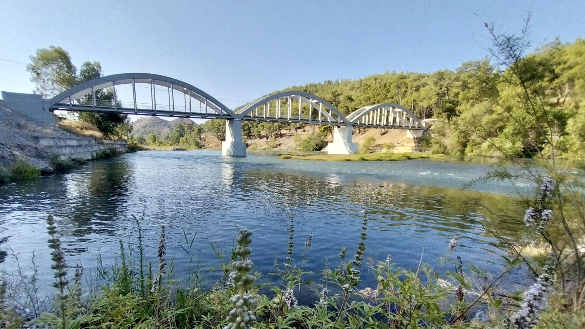 Historic Atatürk Bridge in Muğla reopens following restoration