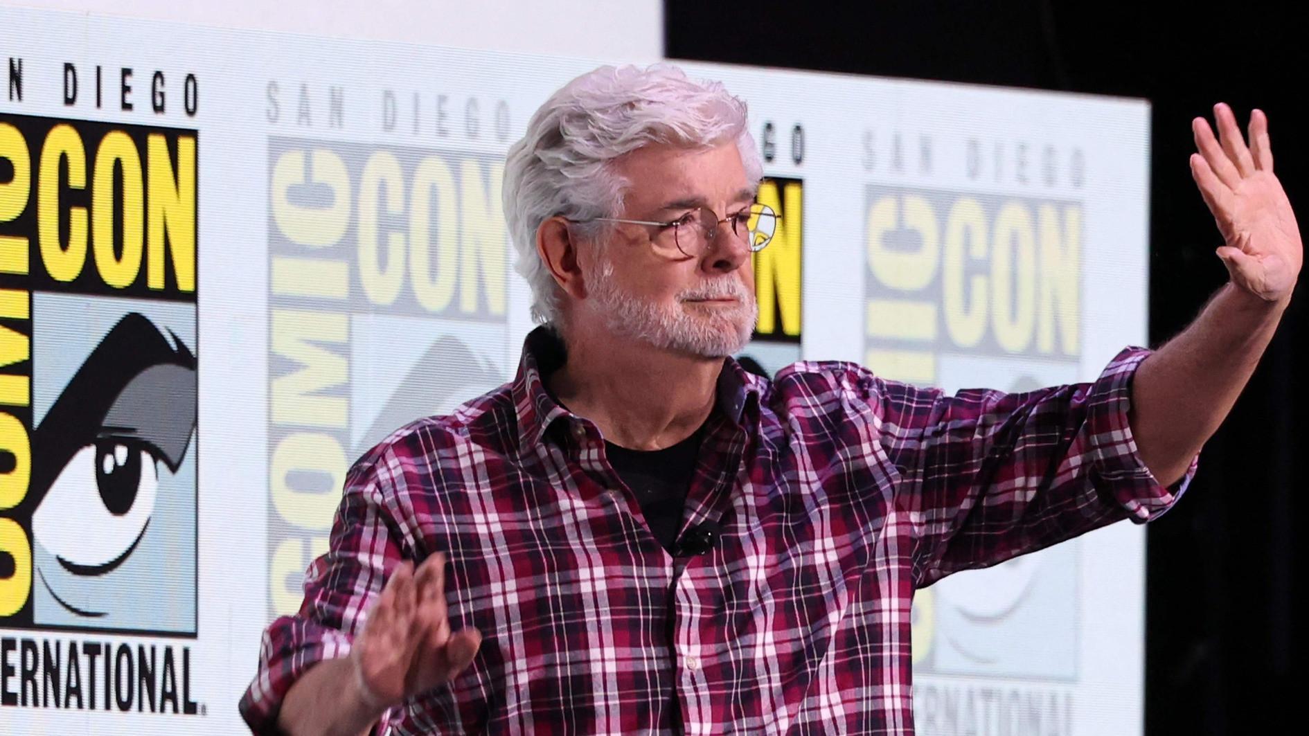 George Lucas brings the force to Comic-Con