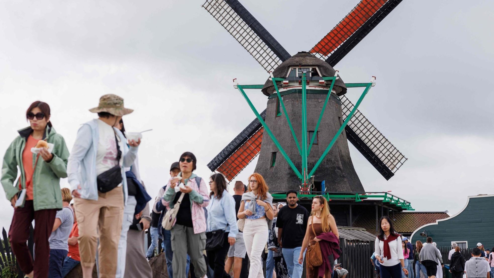 Dutch windmill village churned by overtourism debate