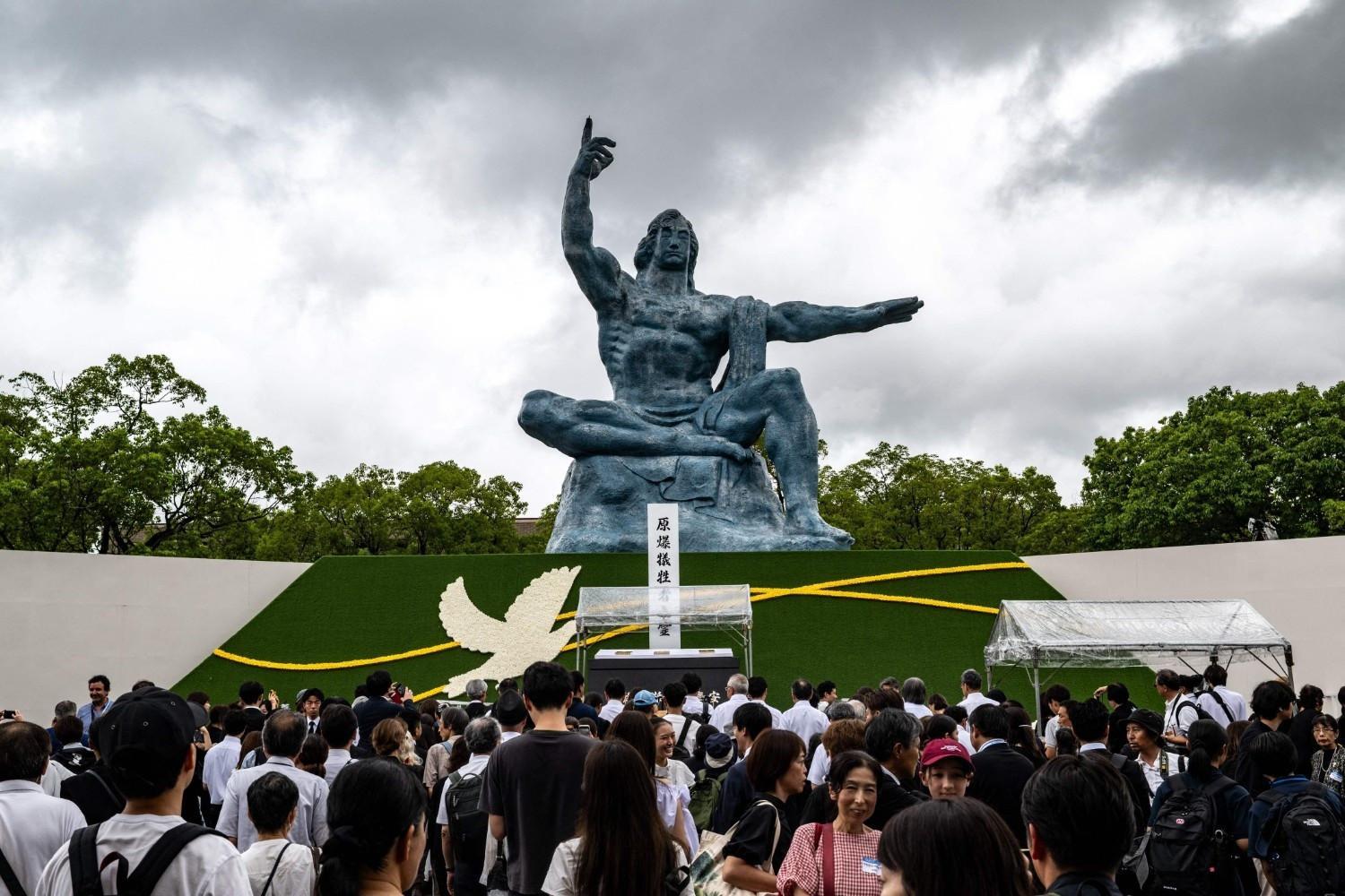 Restored Nagasaki bell rings in 80 years since A-bomb