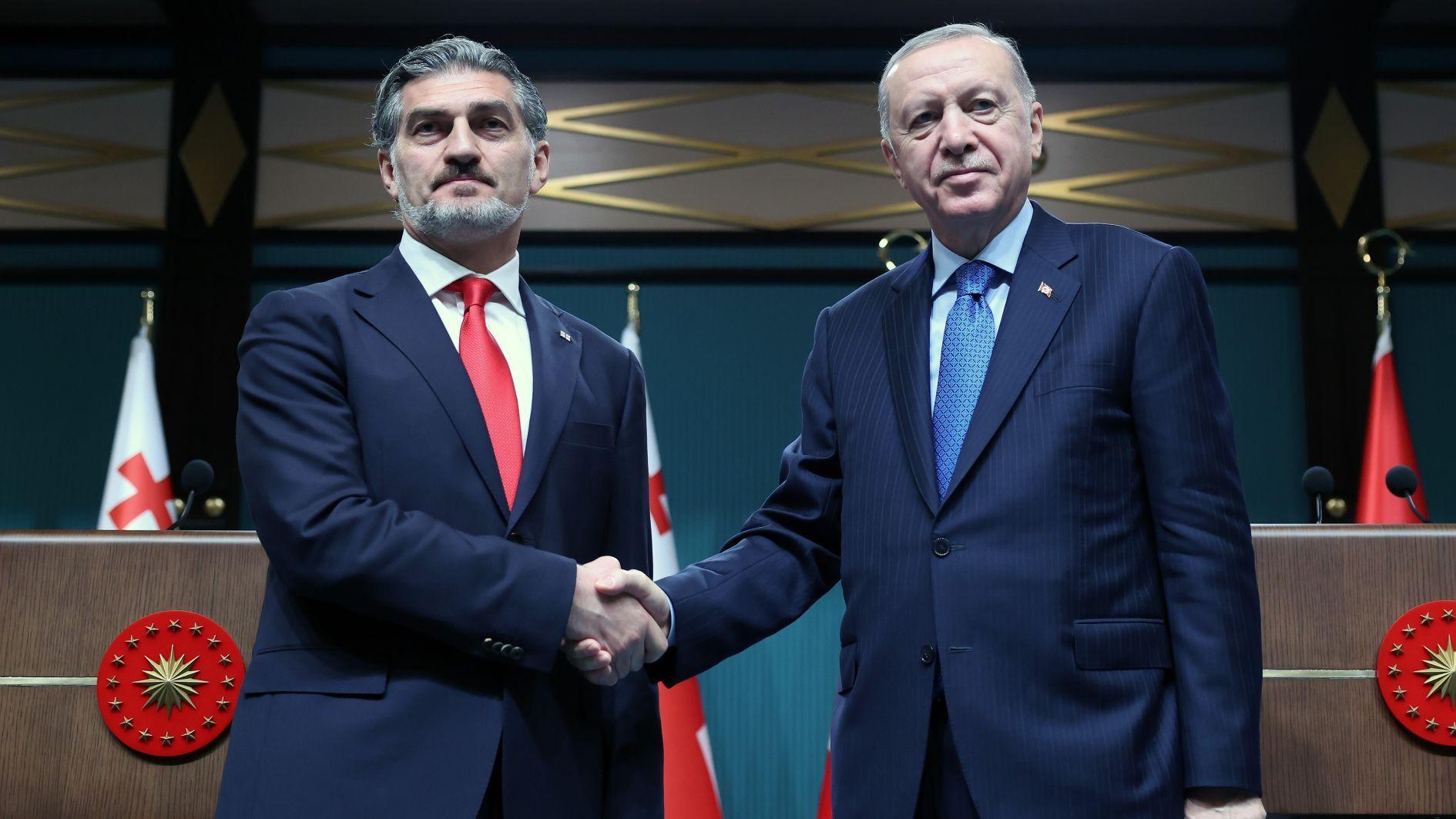 Türkiye, Georgia to work shoulder to shoulder for regional cooperation, peace: Erdoğan
