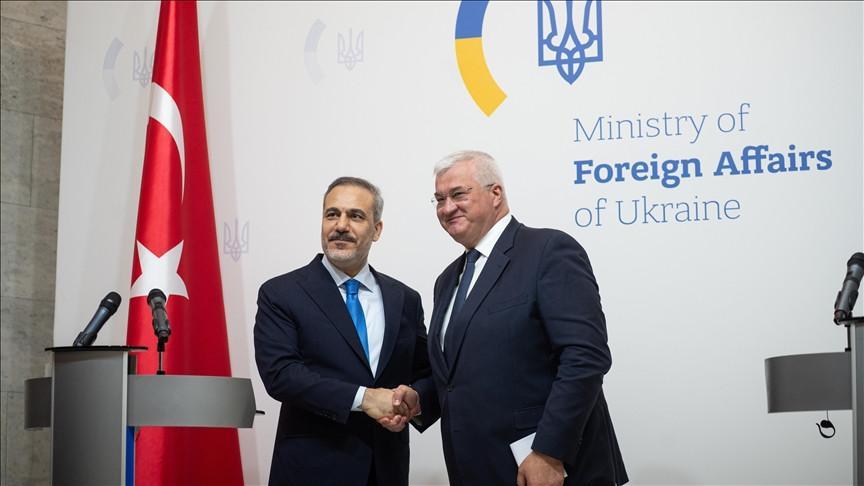 Turkish, Ukrainian FMs discuss peace process, Alaska summit