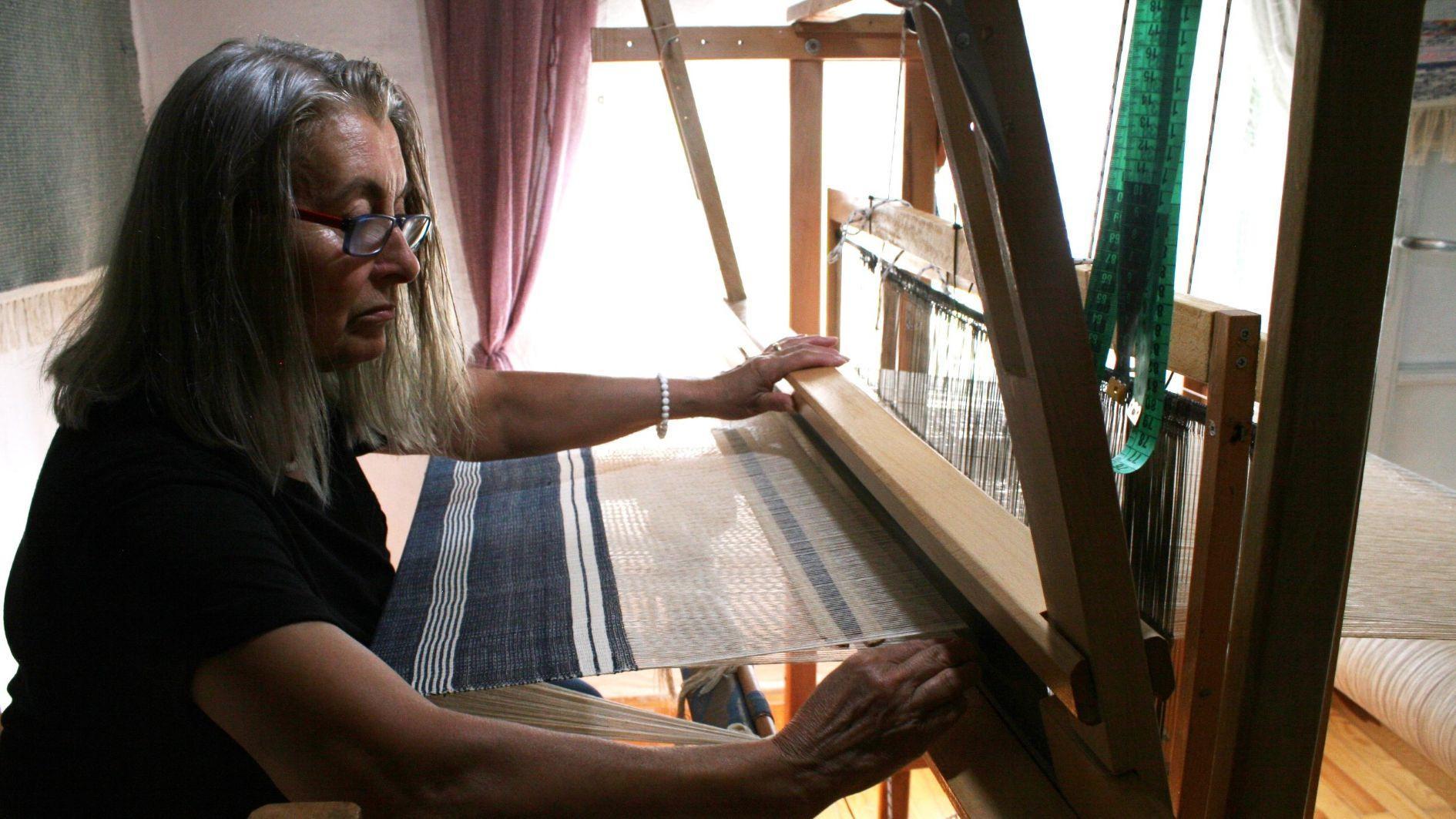 Artisan transforms old clothes into handcrafted treasures
