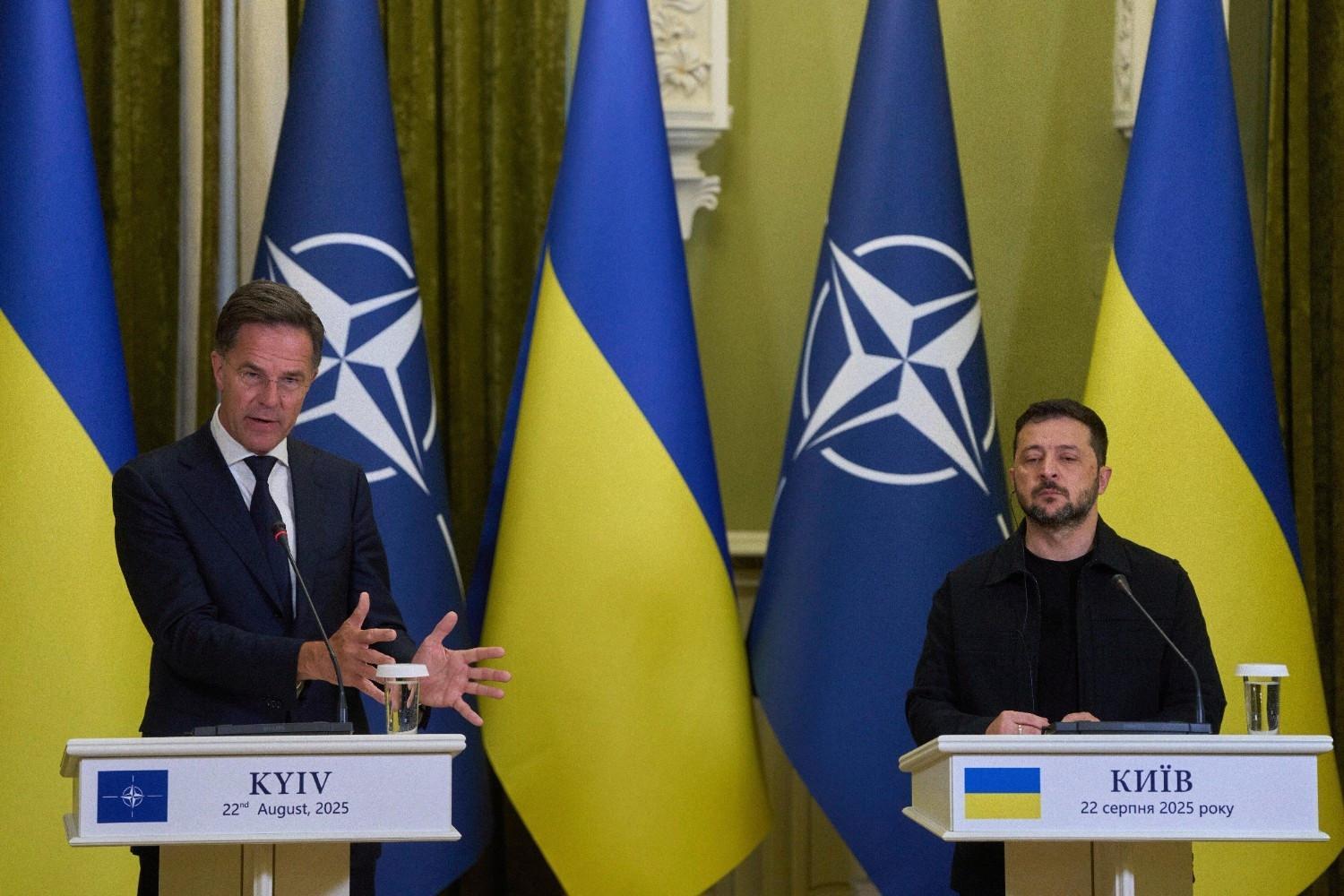 NATO chief calls for robust security guarantees on Ukraine visit