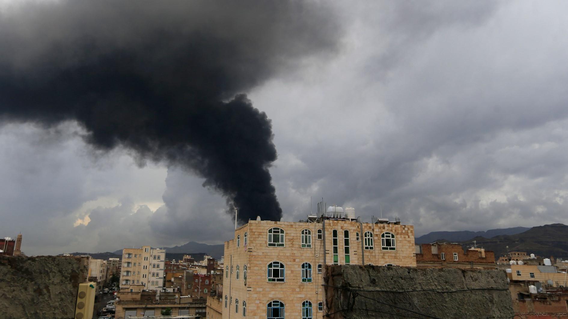 Houthi media reports Israeli aggression on Yemen capital