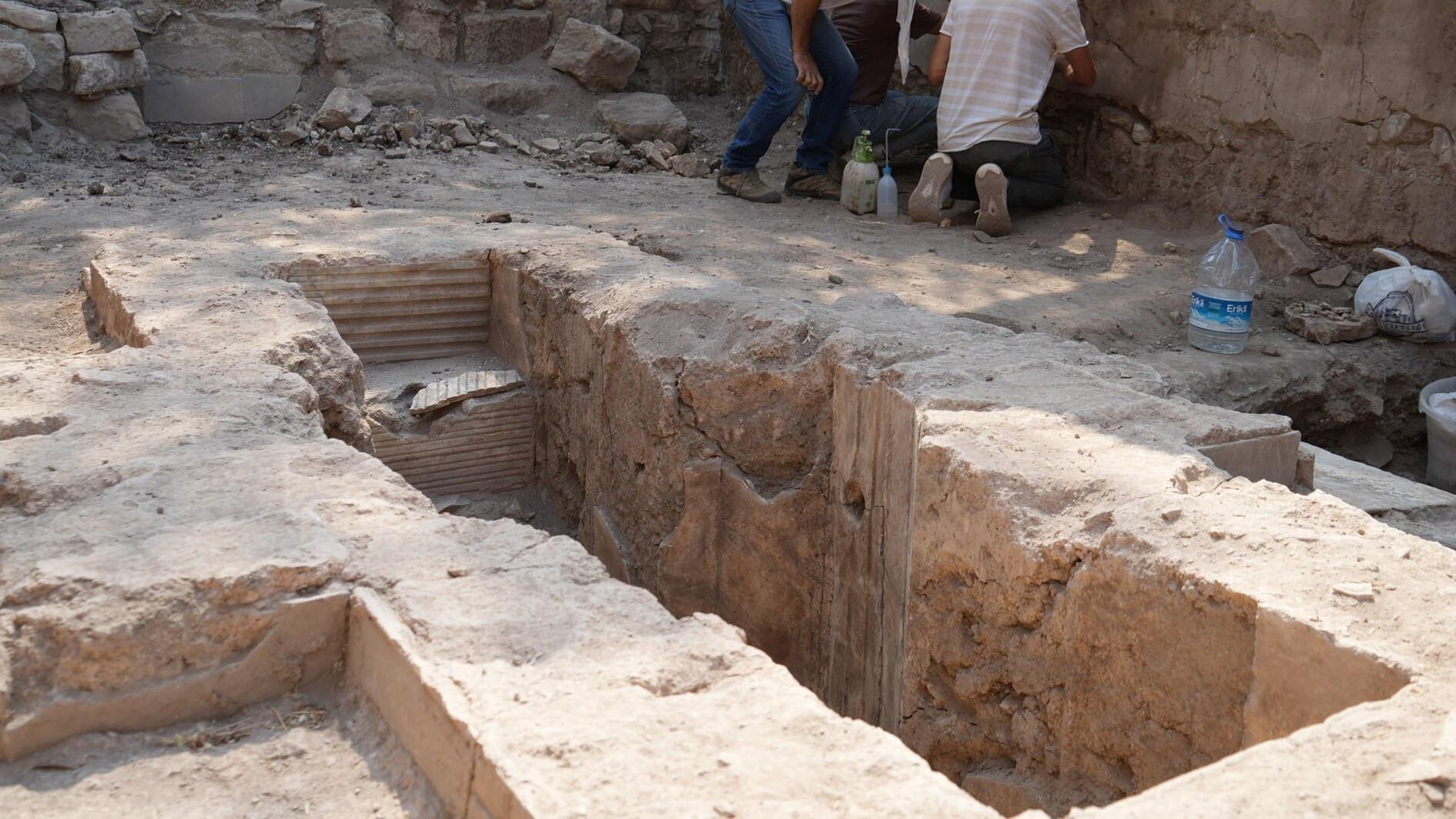 Roman villa converted into baptistery