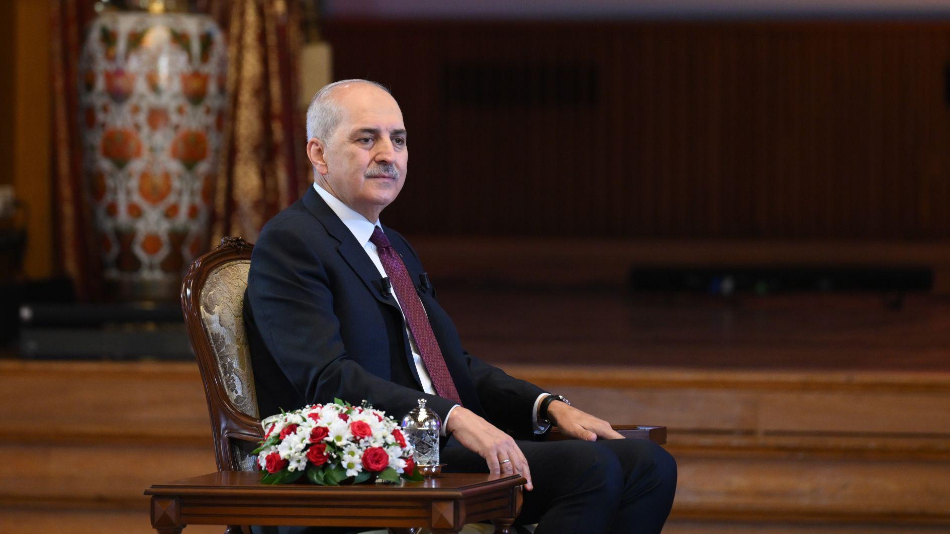 Speaker urges PKK to accelerate disarmament, dissolution
