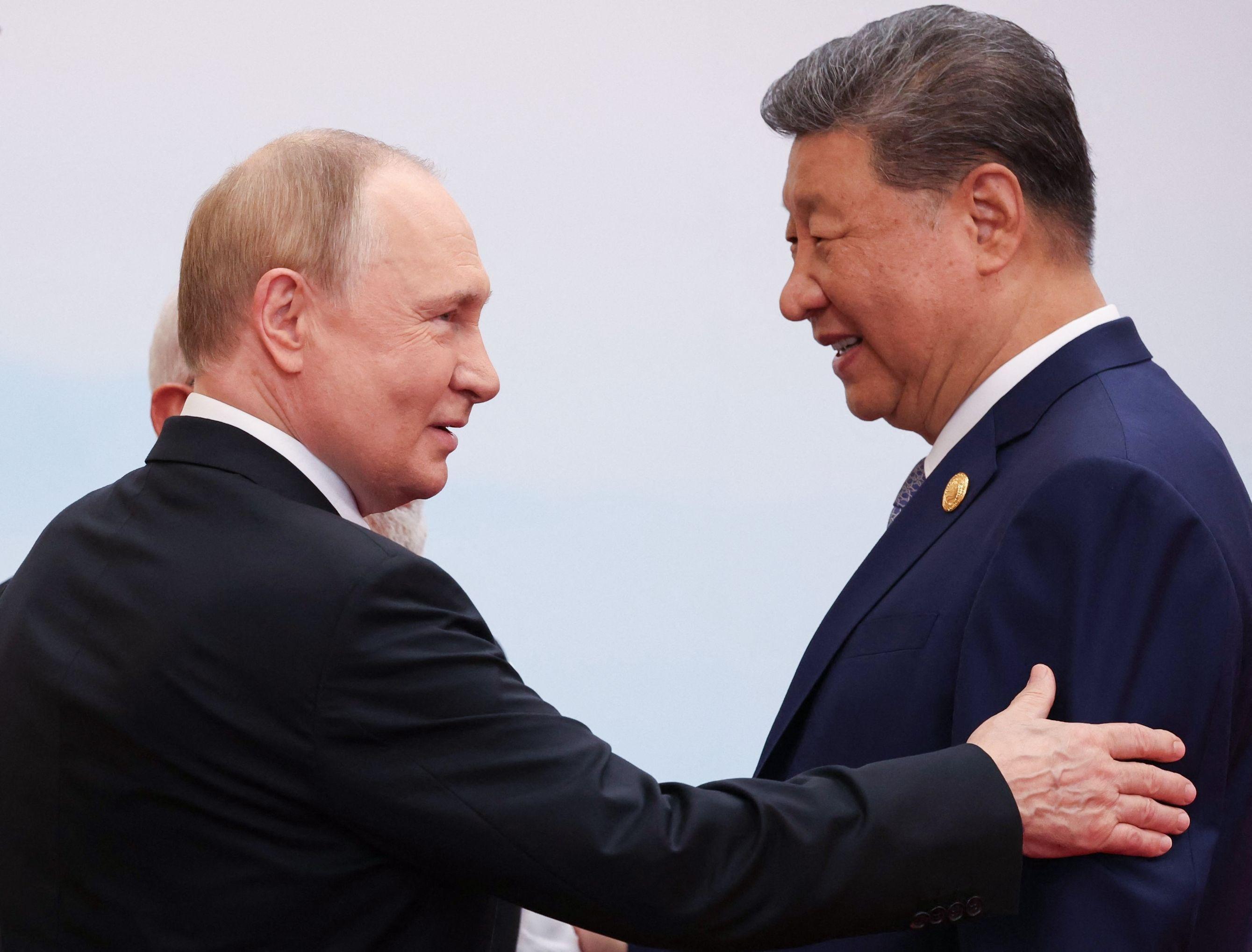 Xi and Putin round on West at regional summit in China