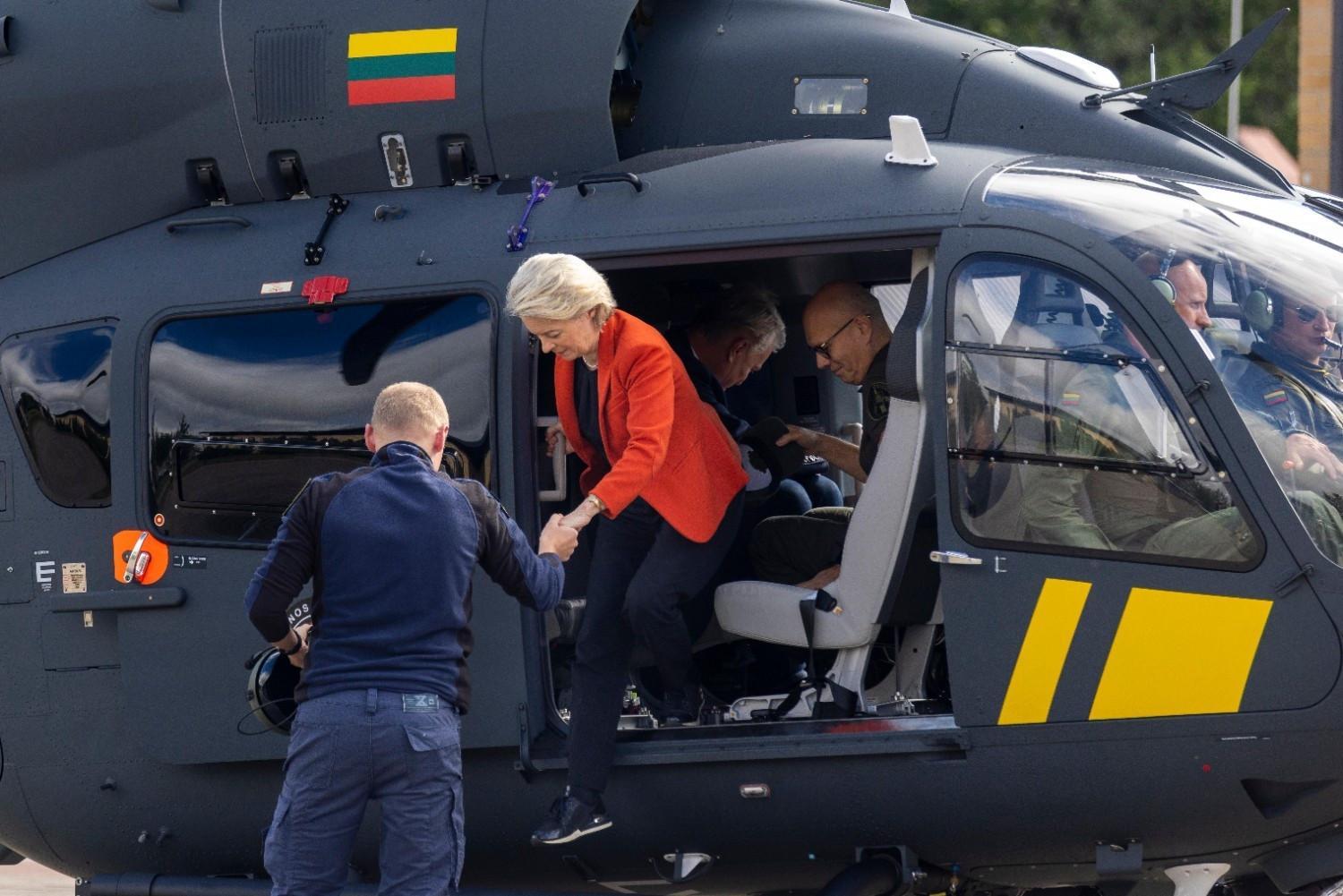 EU chiefs plane hit by suspected Russian GPS jamming