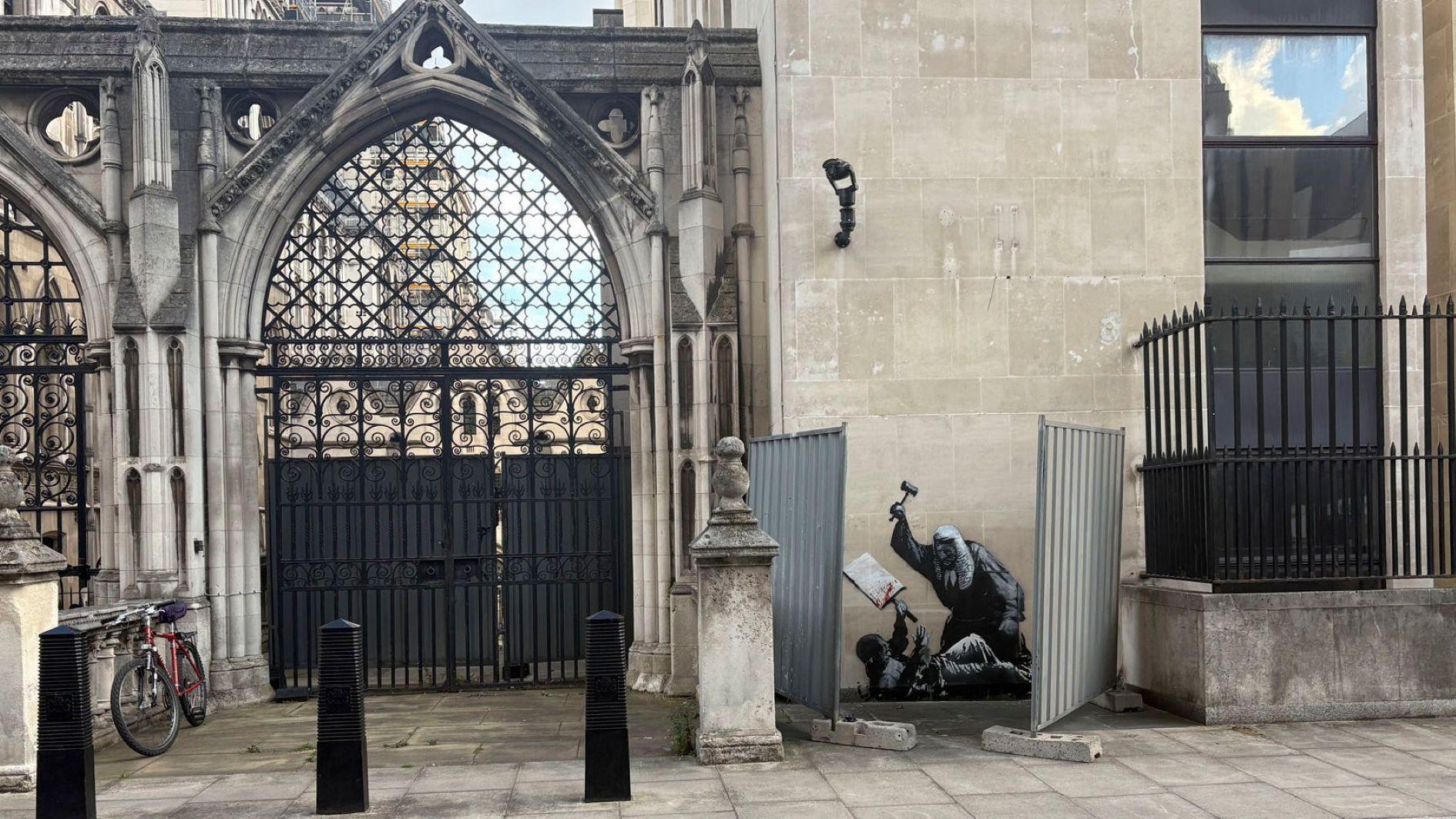 New Banksy artwork challenges UKs protest crackdown