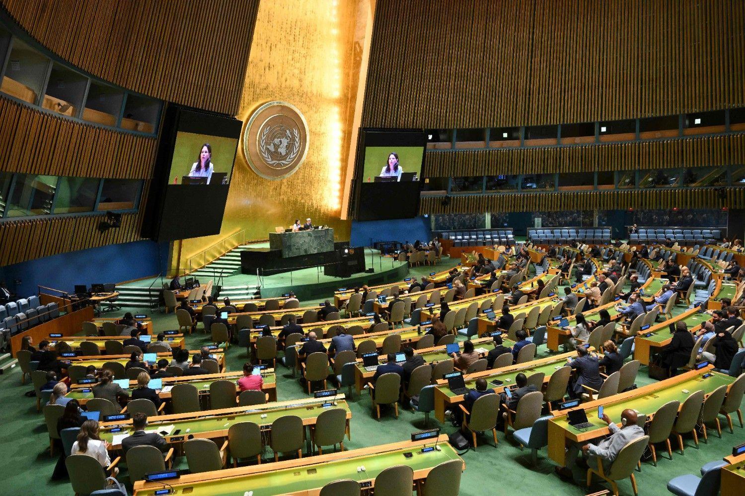 UN General Assembly votes for Hamas-free Palestinian state
