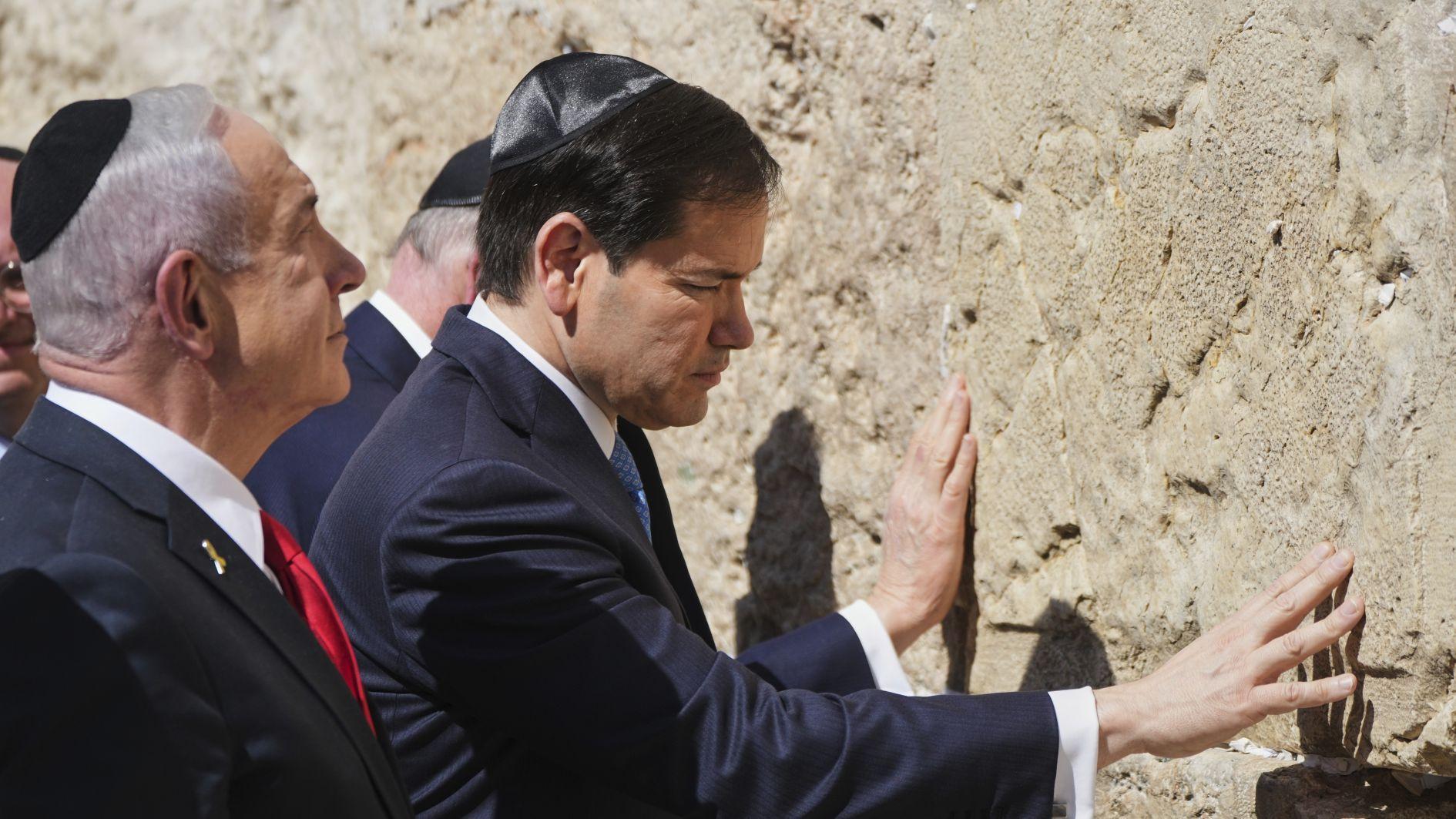Rubio in Israel as Egypt reportedly seeks NATO-style Arab force