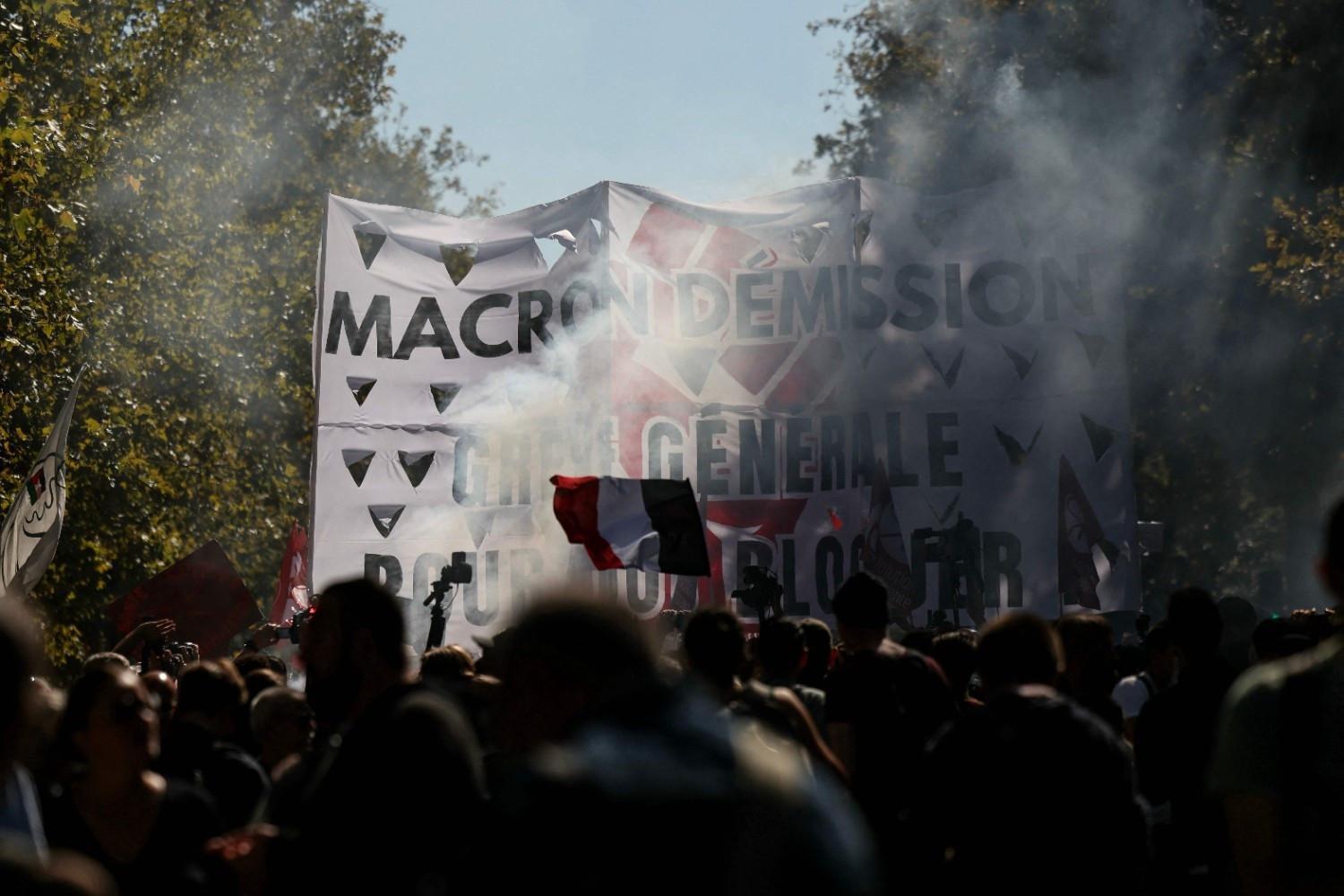 Clashes, disruption in France on day of anti-Macron anger