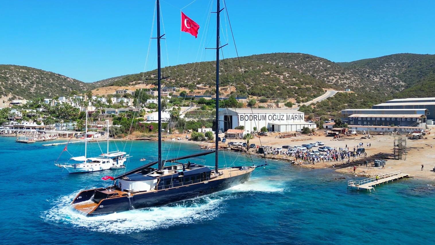 Turkish shipyard behind Bond’s Skyfall yacht unveils billion-lira masterpiece