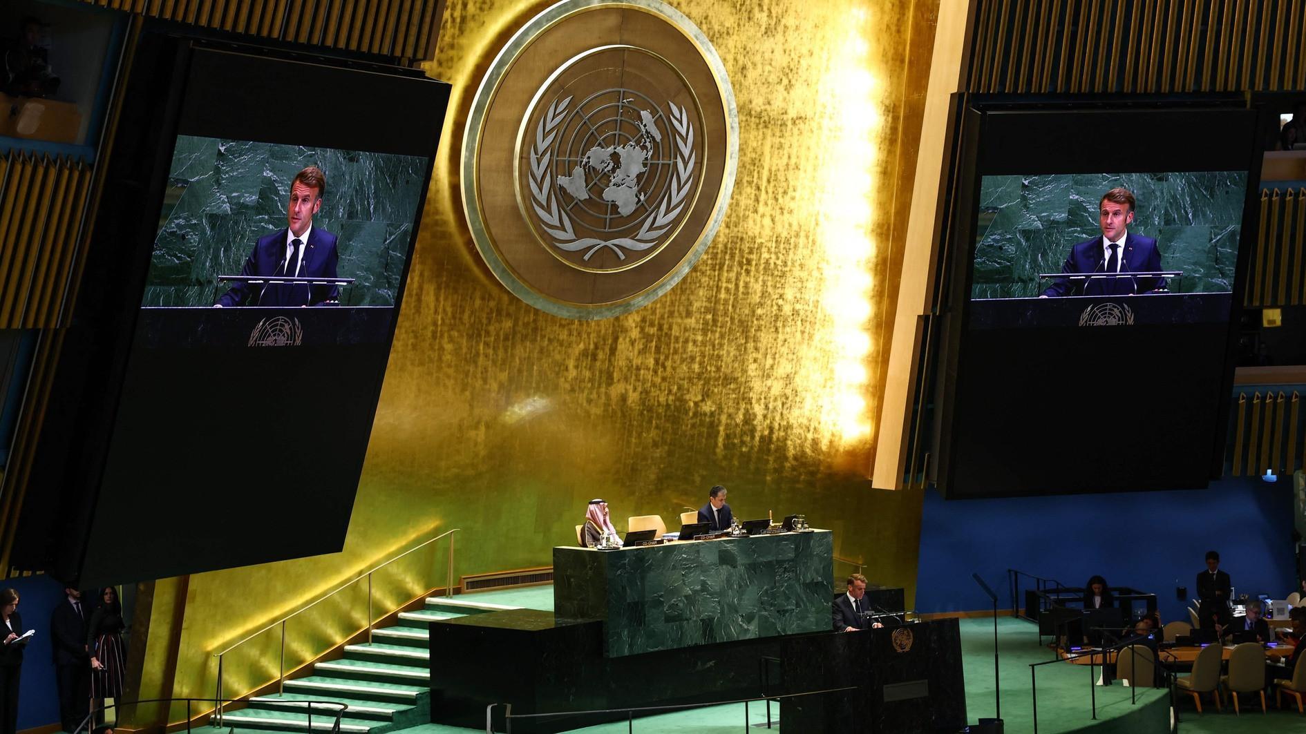 France recognizes Palestinian state at UN
