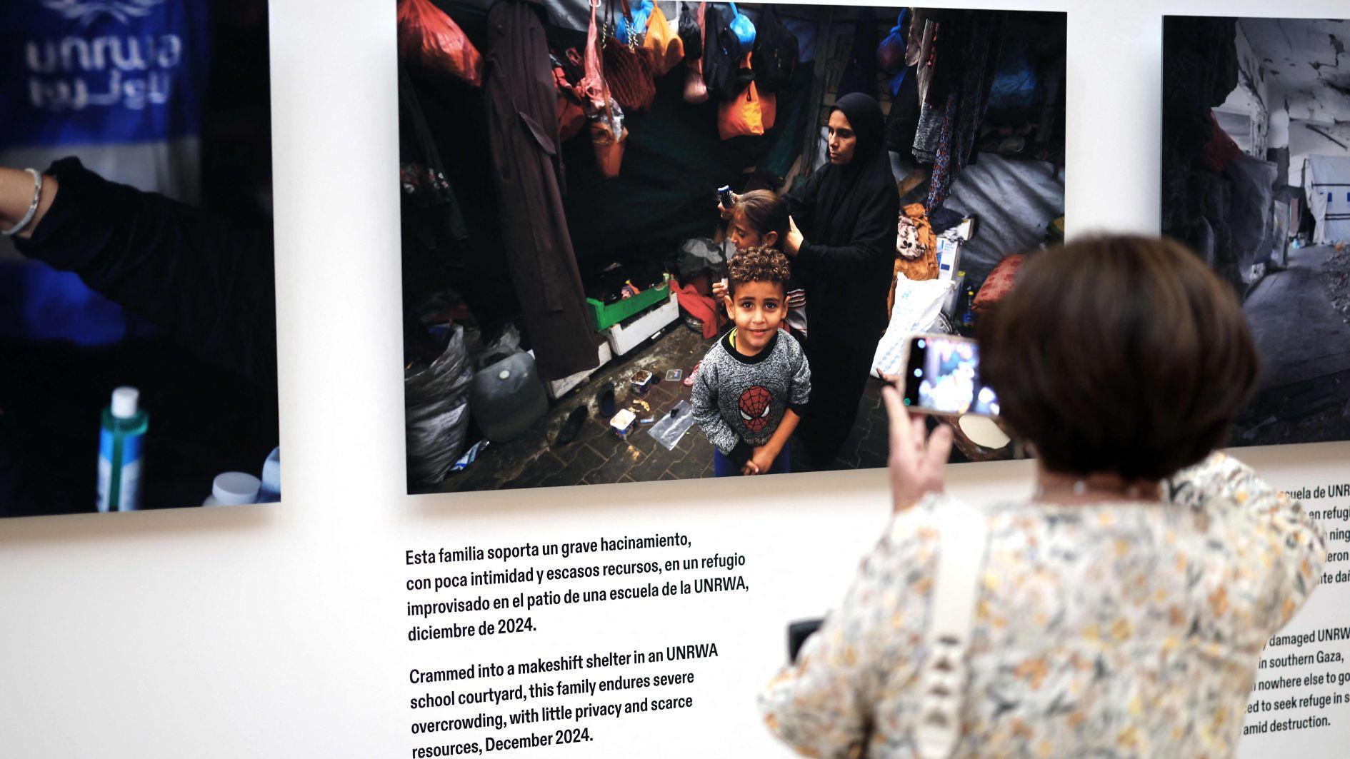 Top Madrid museum opens Gaza photo exhibition