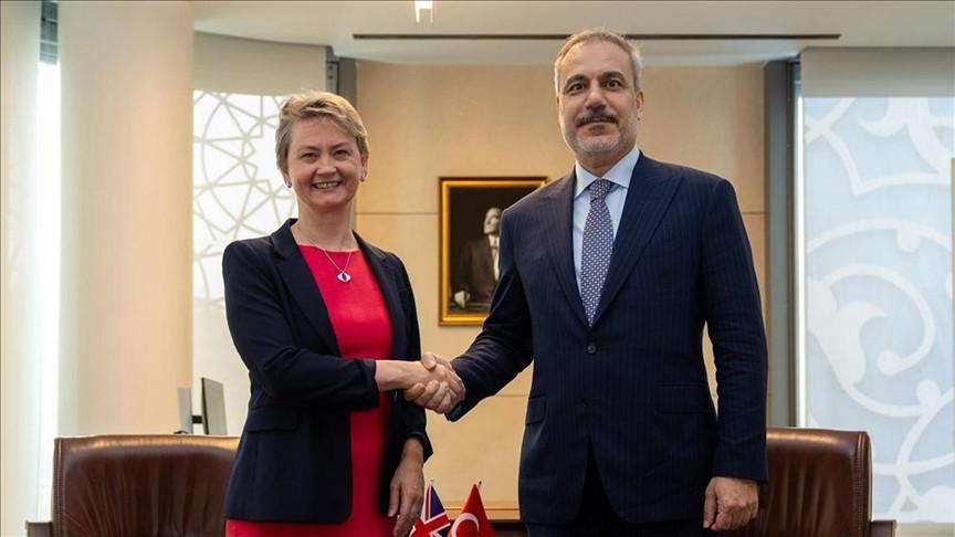 Fidan meets with UK counterpart, Ukraine officials at UN