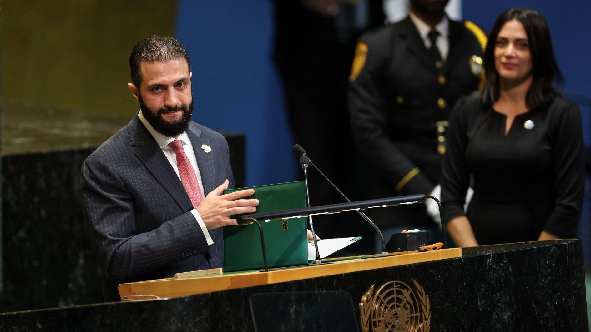 Sharaa becomes 1st Syrian leader to address UN in 6 decades