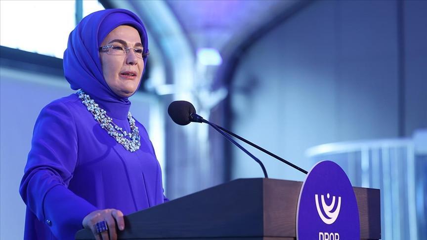Turkish first lady calls for global action to protect children from cancer