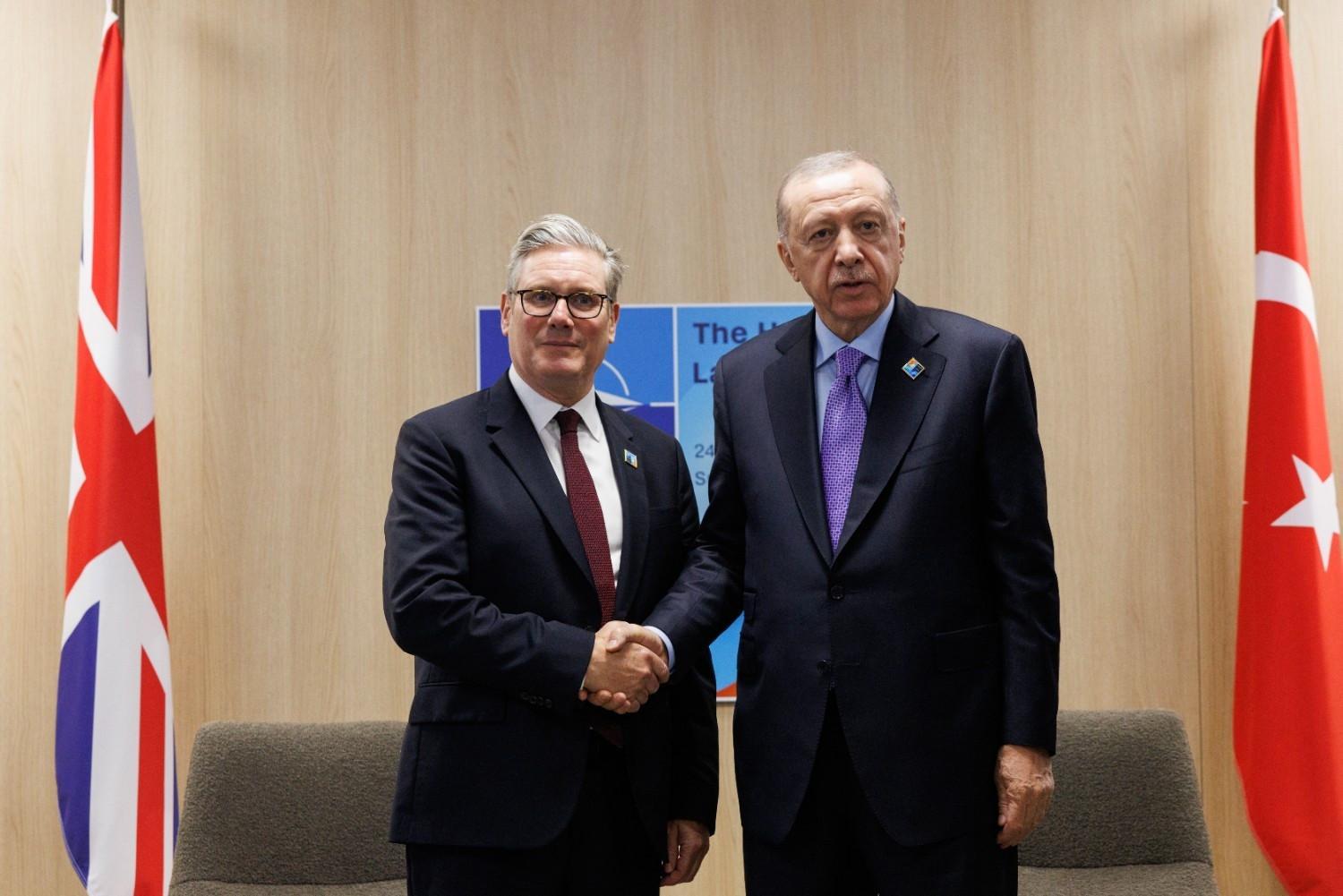 Erdoğan, Starmer discuss ties, Palestine recognition in phone call