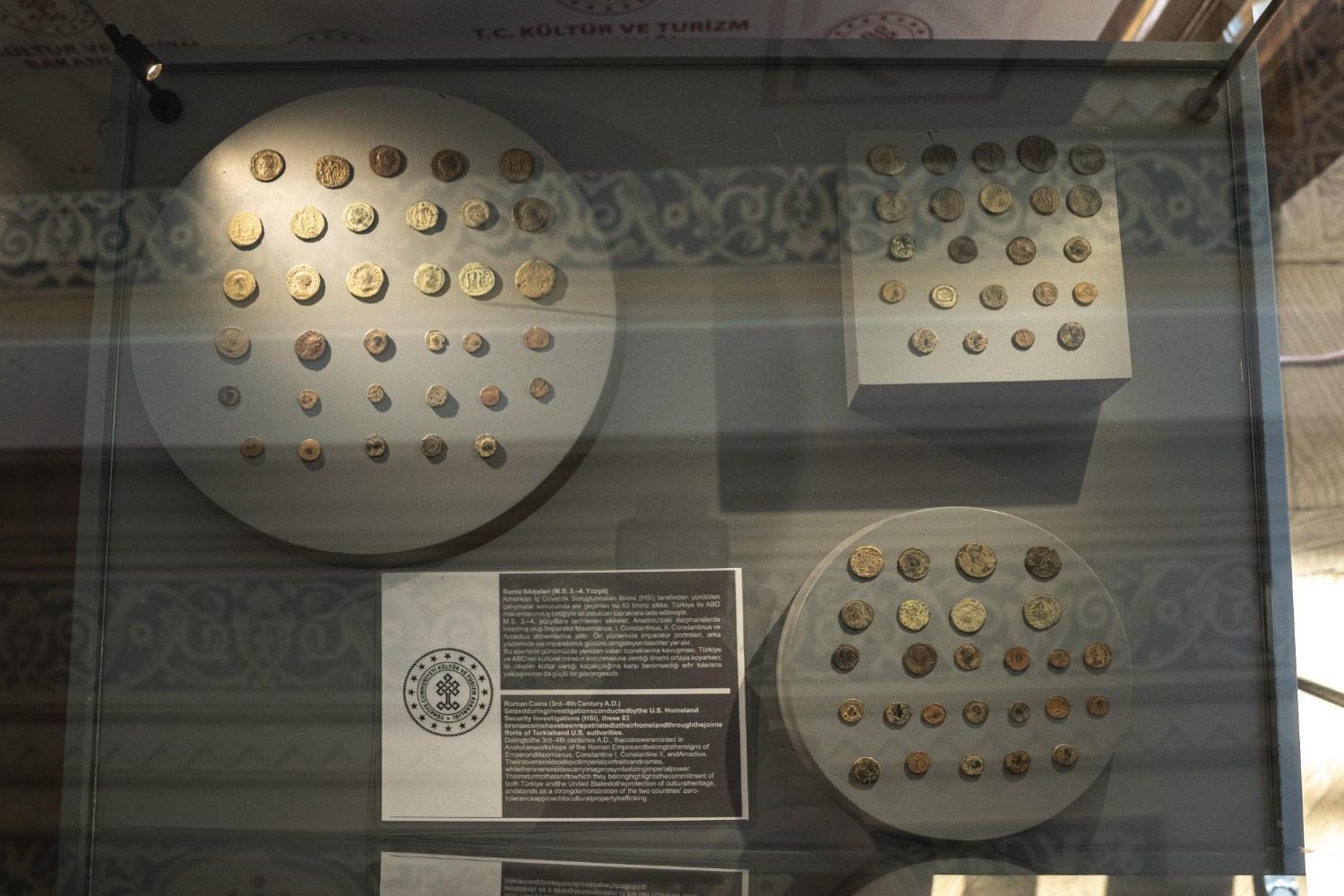 Türkiye secures return of 83 Roman coins from US