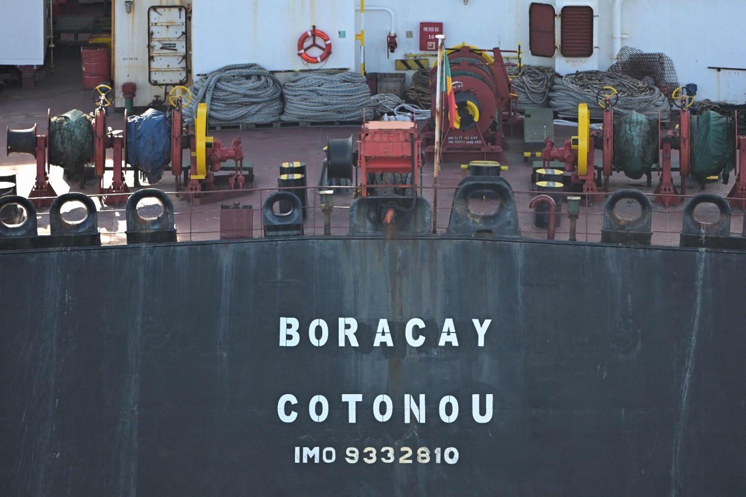Russia-linked tanker stopped by France resumes voyage: vessel trackers