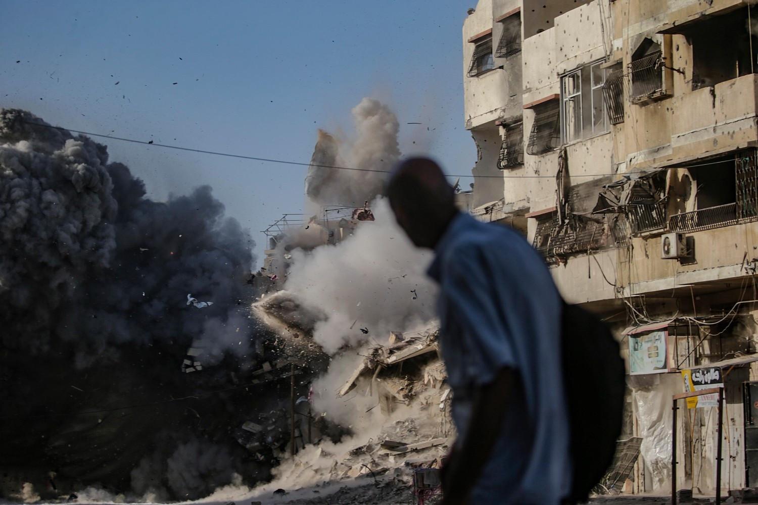 Gaza civil defense says heavy strikes despite Trump appeal