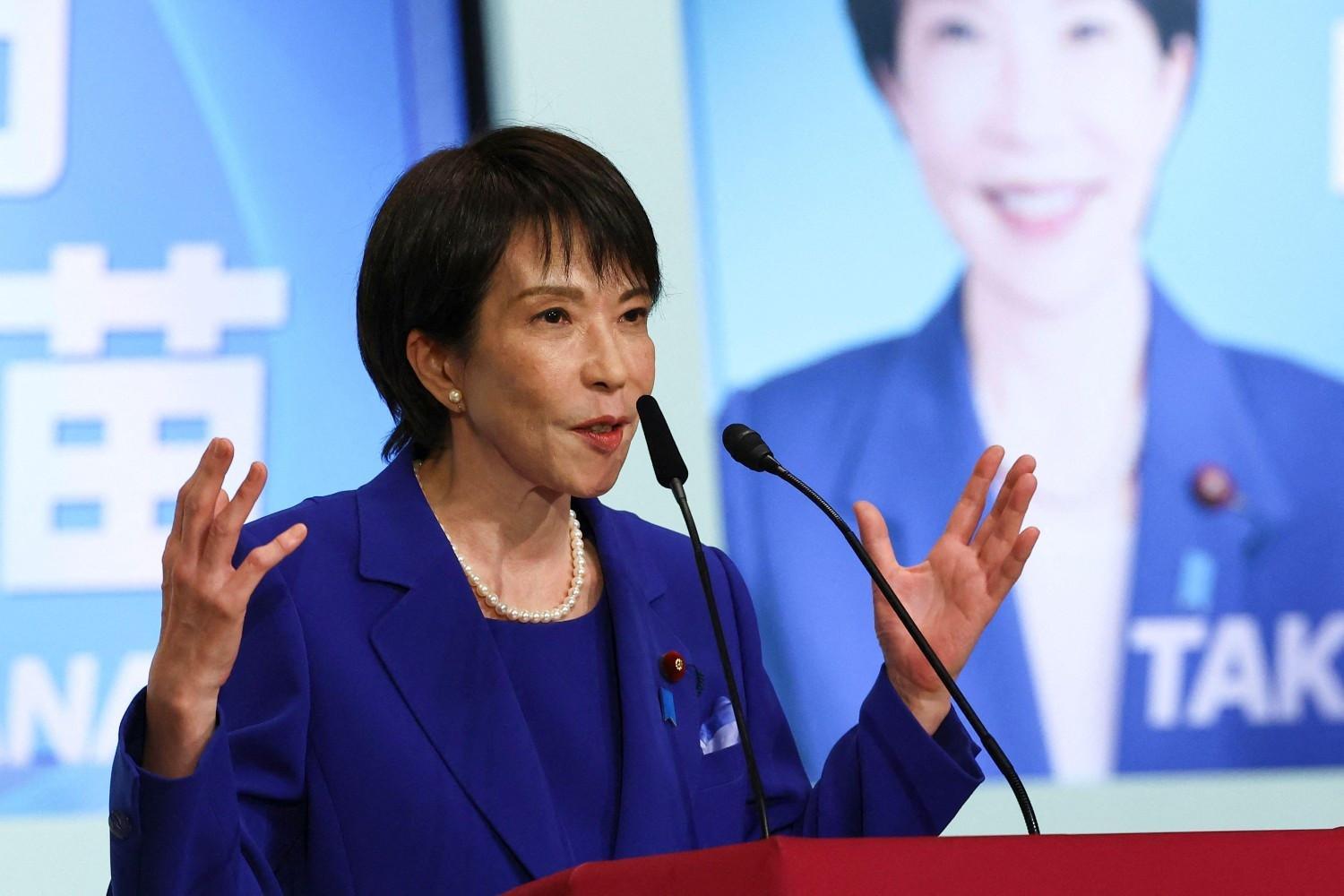 Takaichi wins party vote, poised to be Japans first woman PM