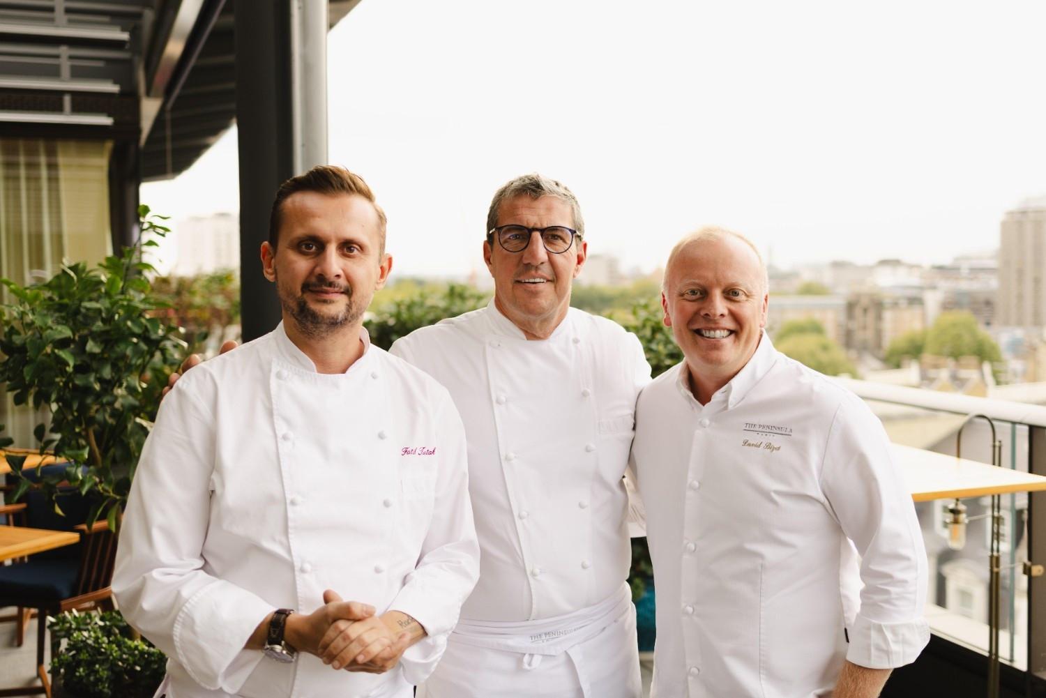 Three chefs, three feasts, one language