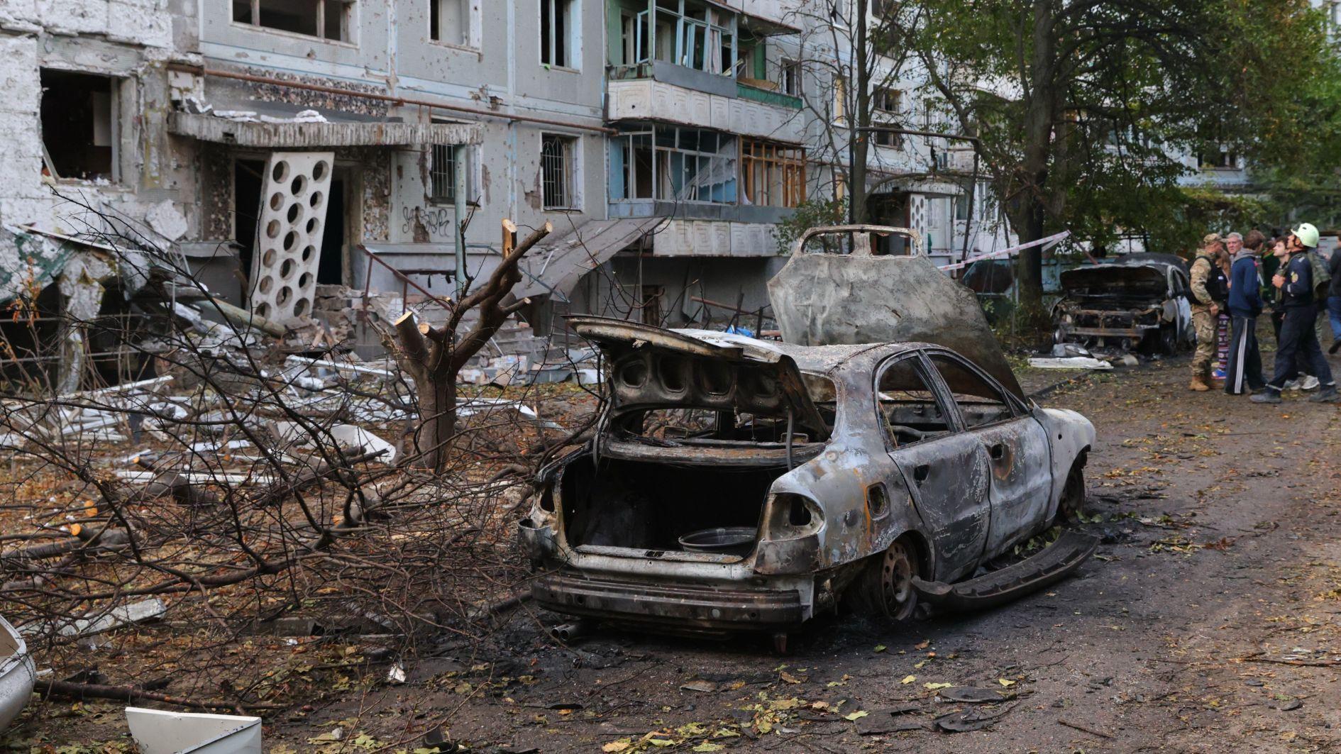 Russian strikes kill five in Ukraine, cause power outages