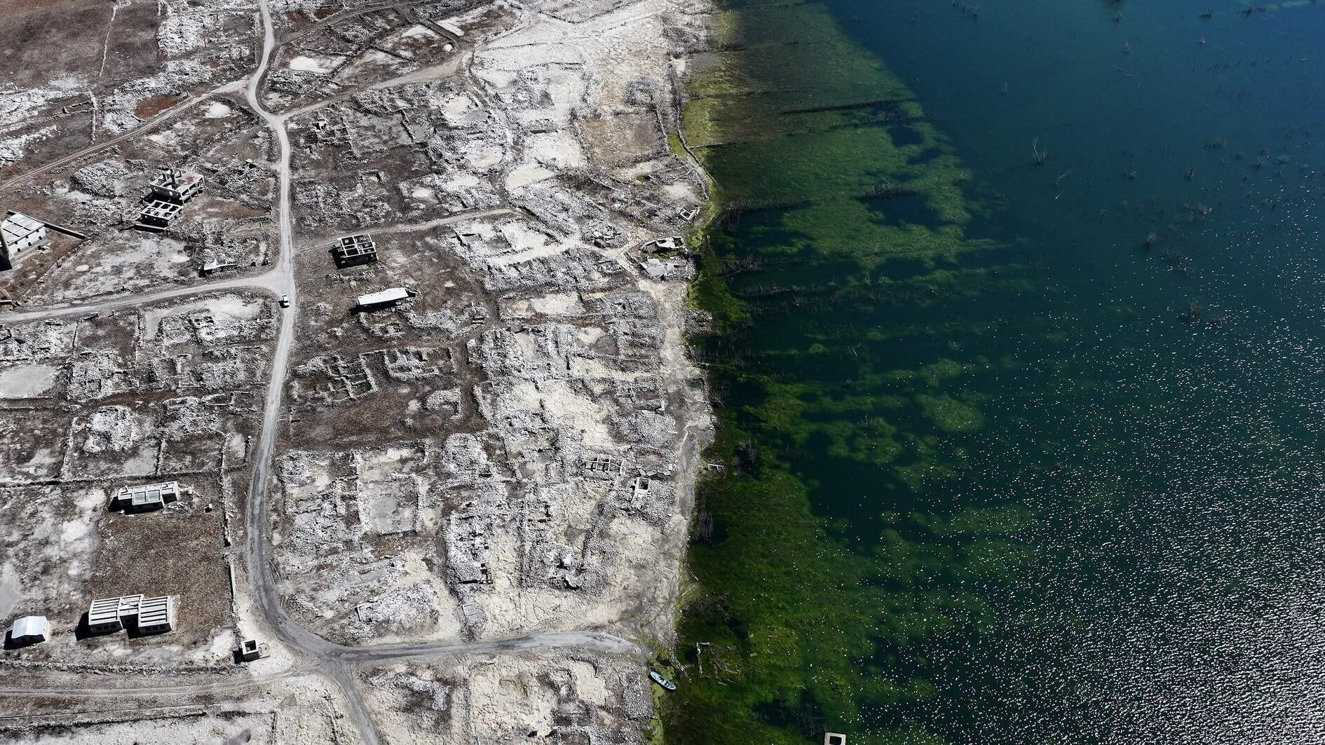 Receding Kayseri dam waters uncover four lost settlements