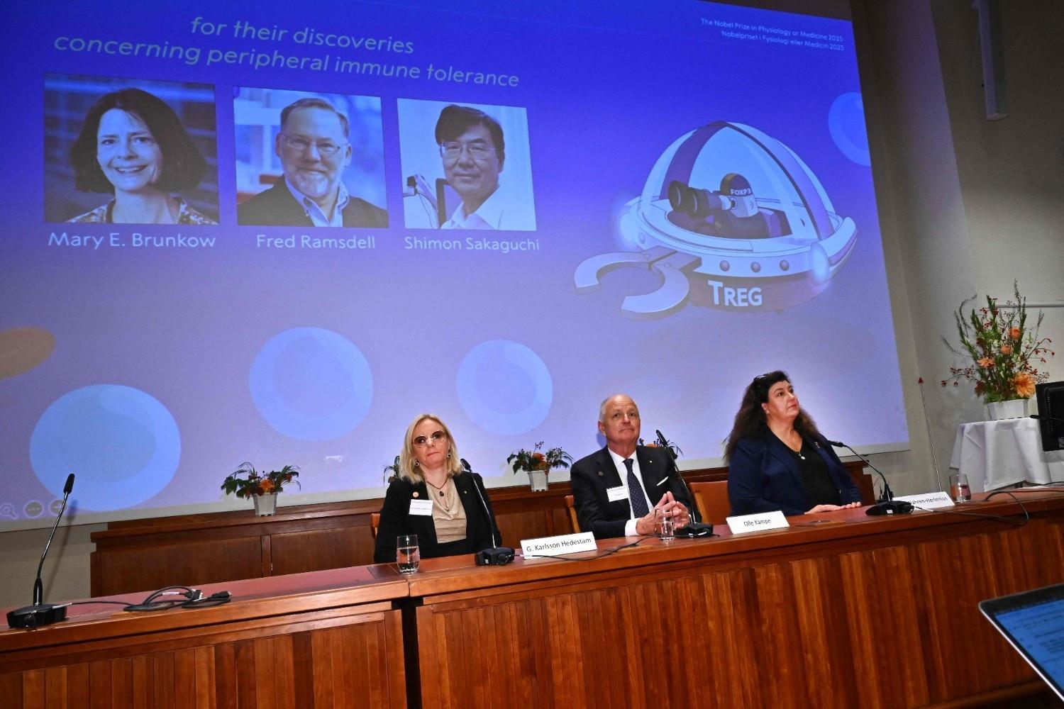 US-Japanese trio win medicine Nobel for immune system research