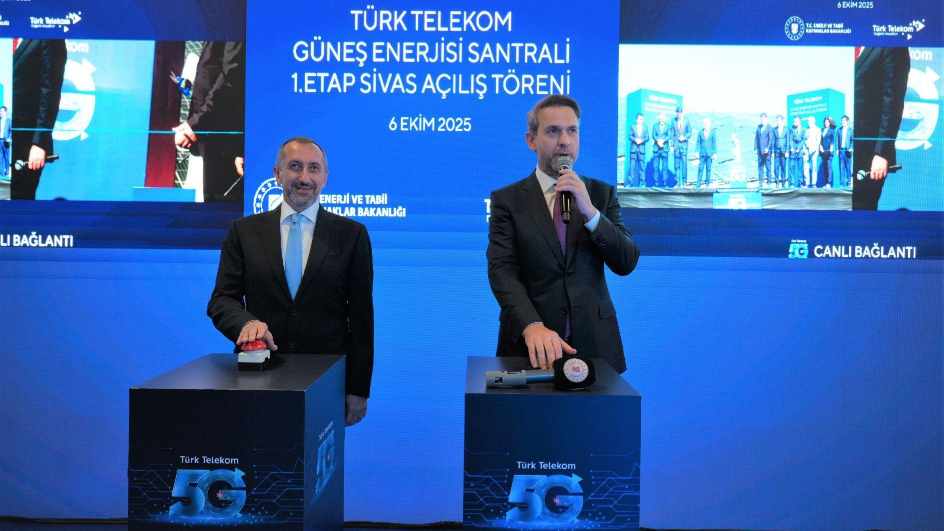 Türk Telekom inaugurated major SPP investment in Sivas