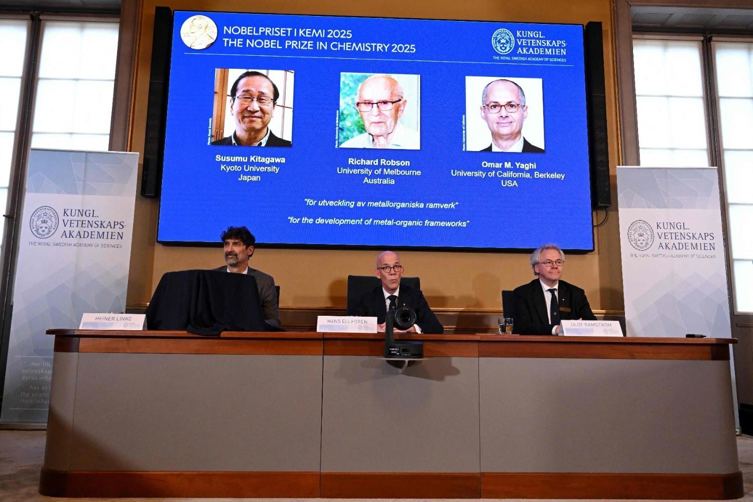 Trio wins chemistry Nobel for new form of molecular architecture