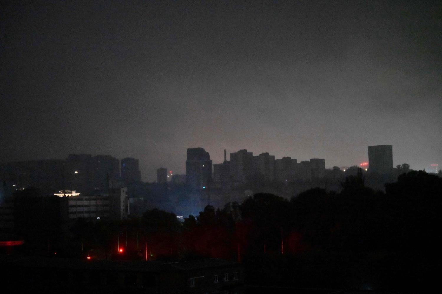 Massive attack cuts power in Ukrainian capital